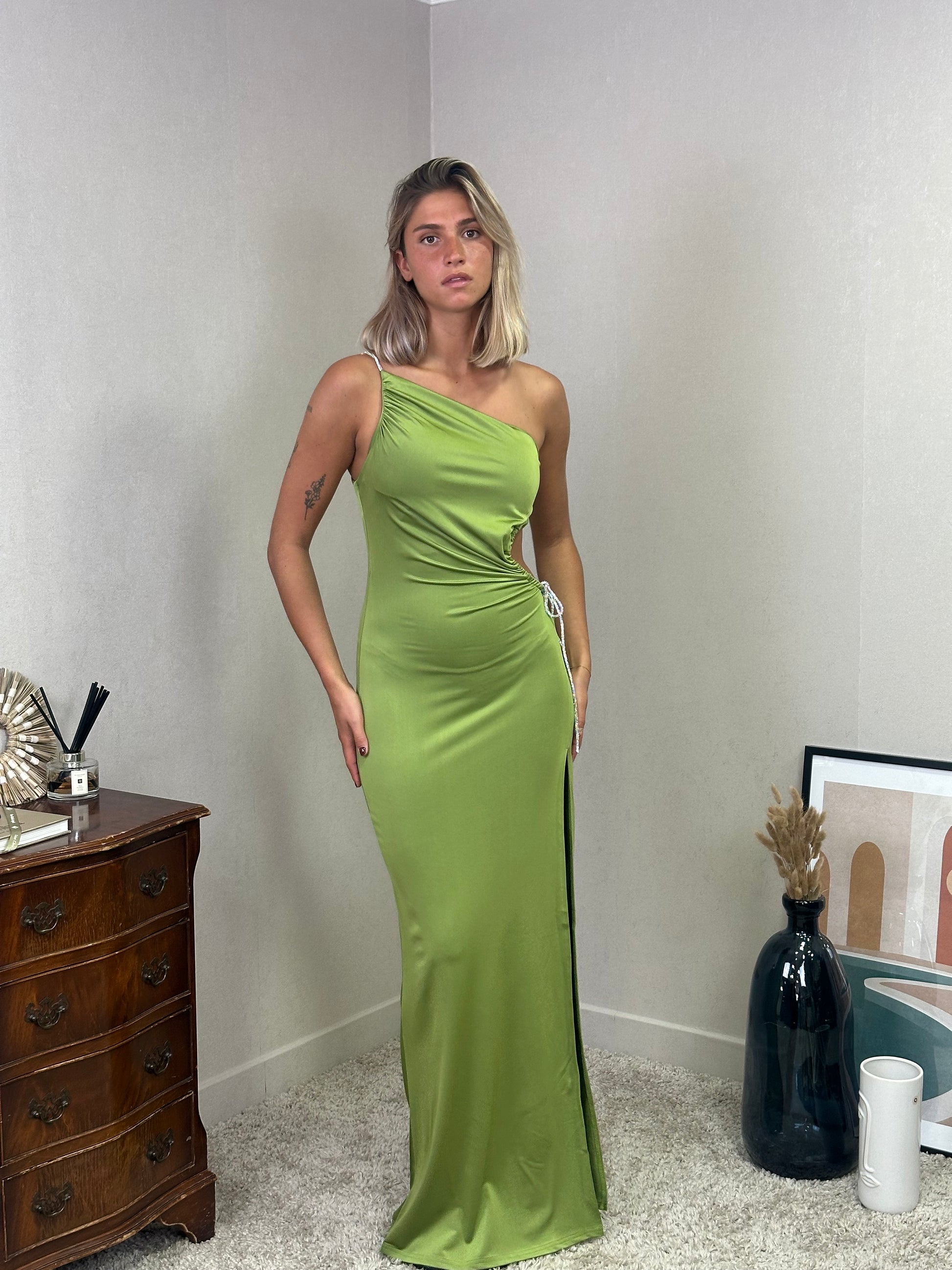 Robe de soirée moulante et asymétrique - Guatemala