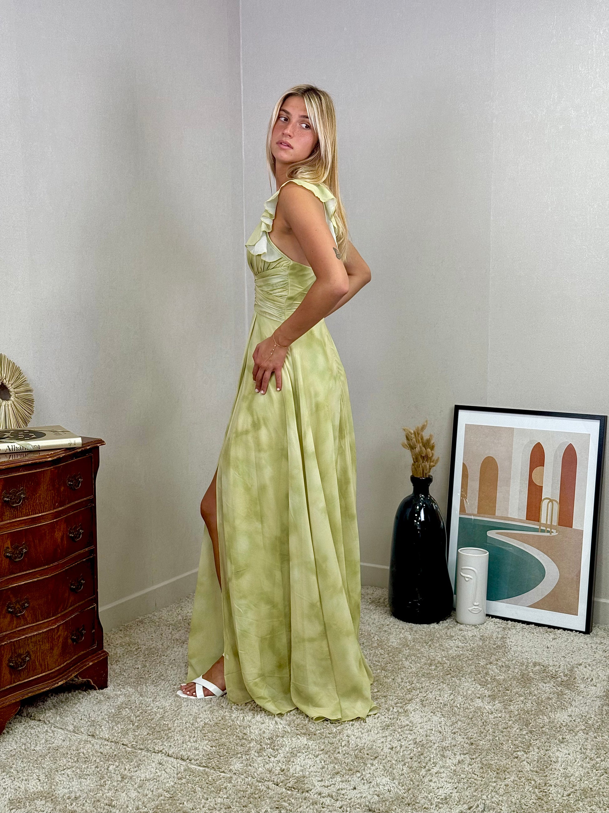 Robe de cérémonie aquarelle Bastia