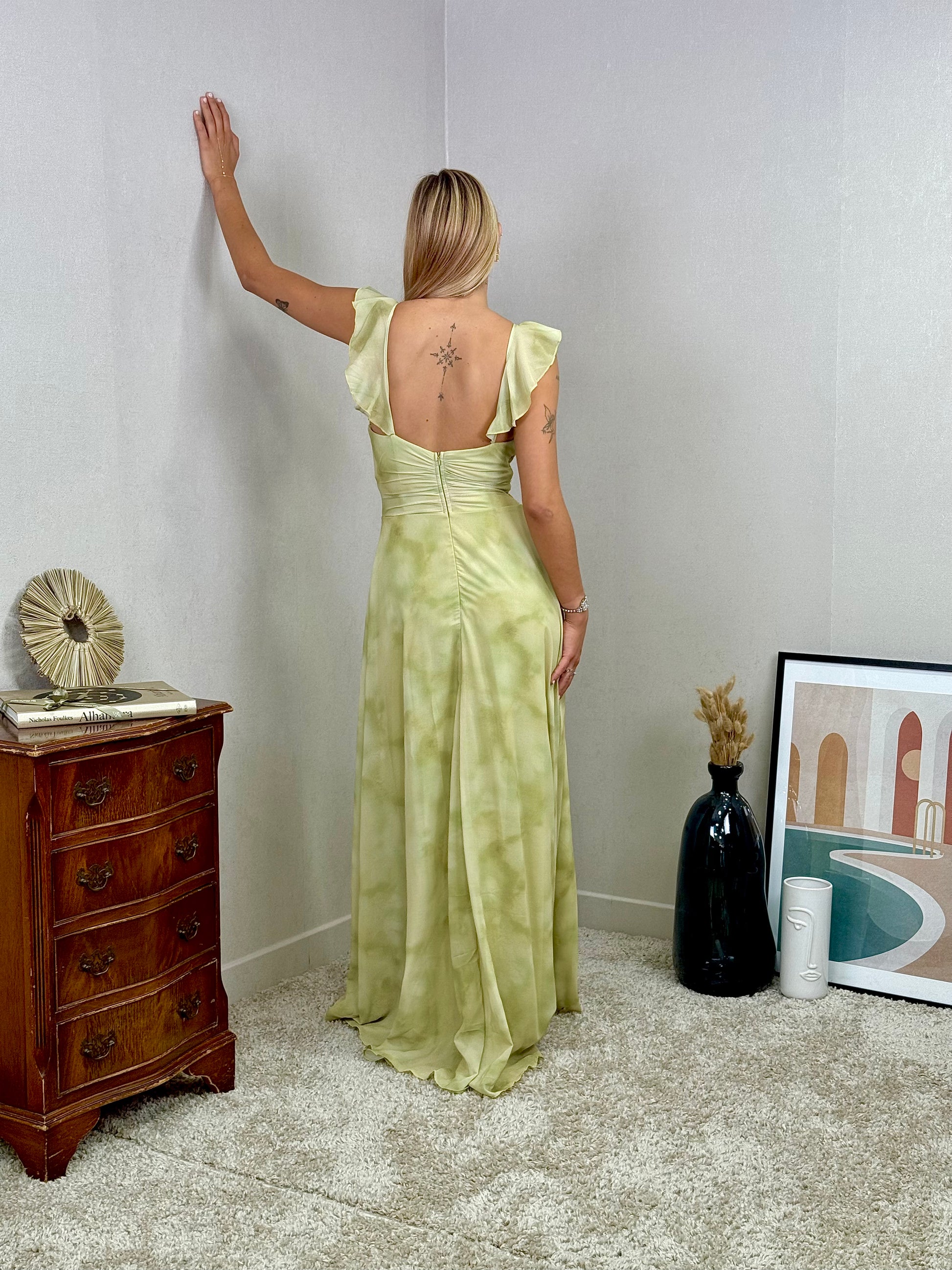 Robe de cérémonie aquarelle Bastia