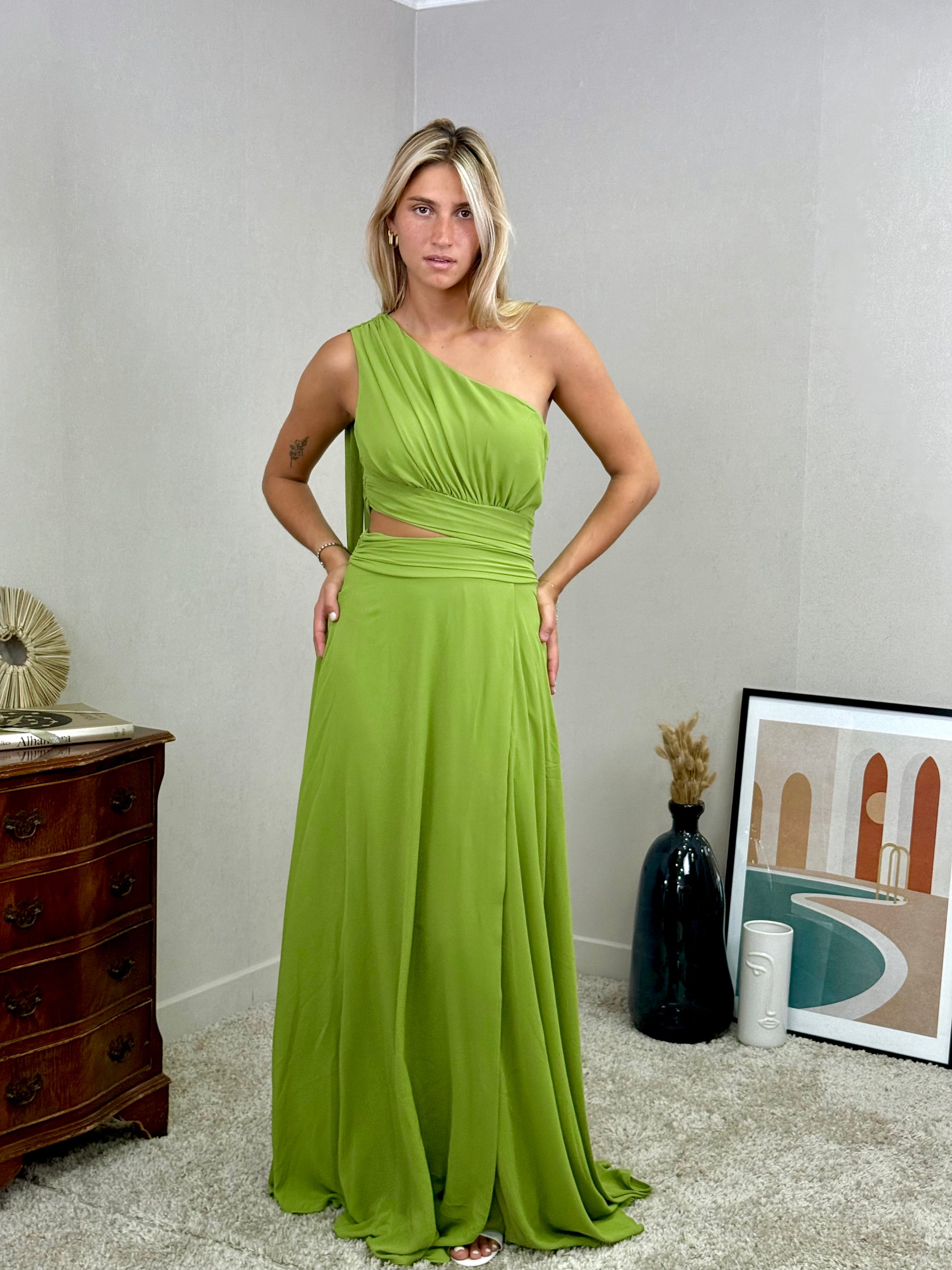Robe asymétrique de cocktail, cérémonie Harbin