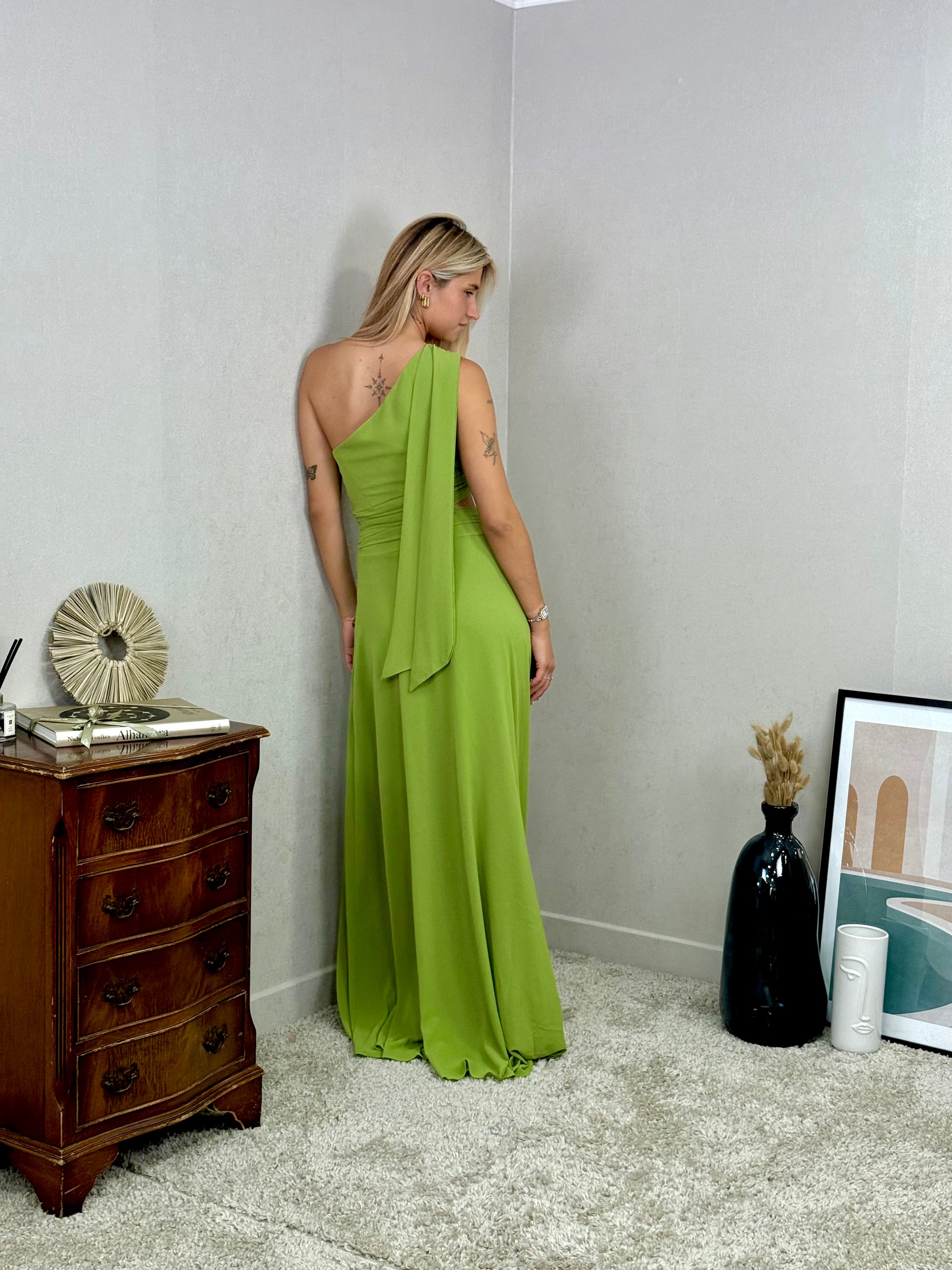 Robe asymétrique de cocktail, cérémonie Harbin
