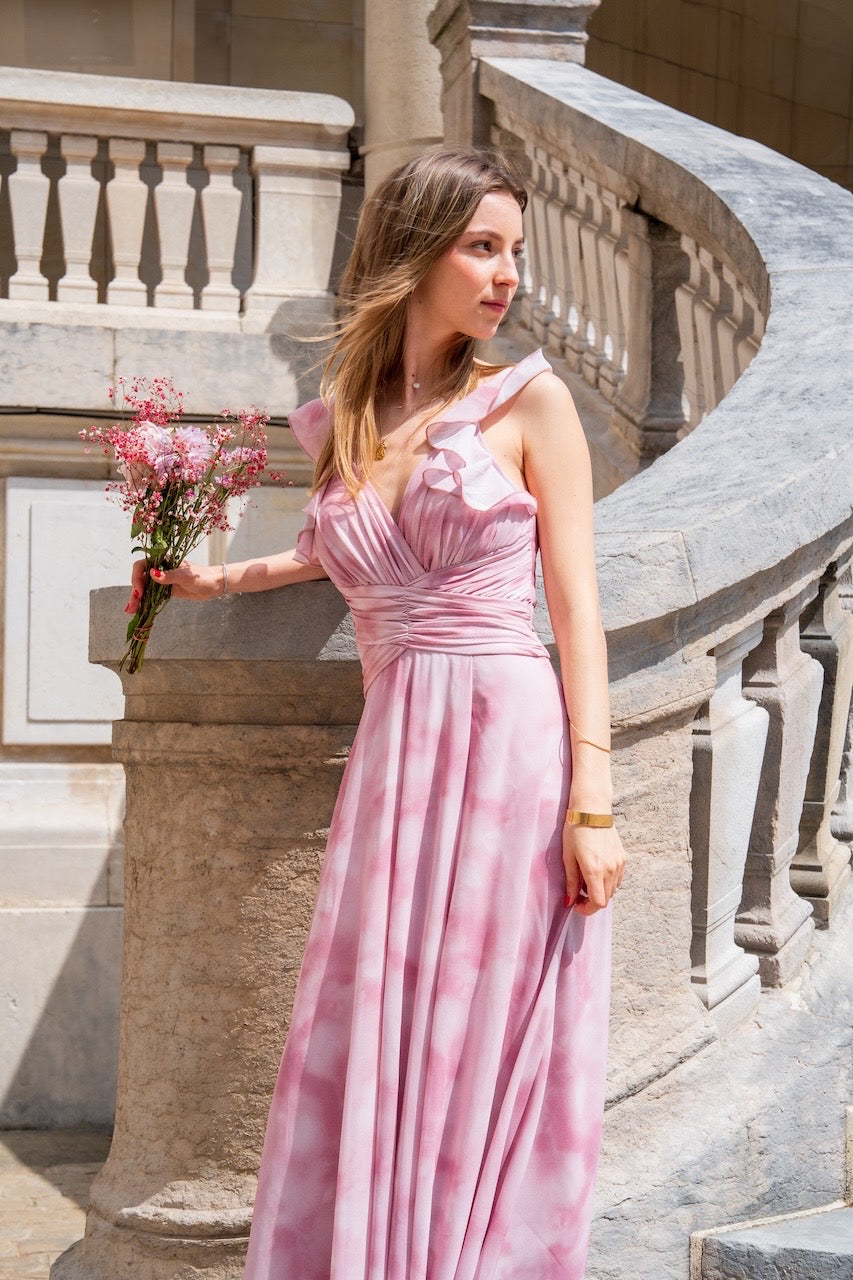 Robe de cérémonie aquarelle Bastia