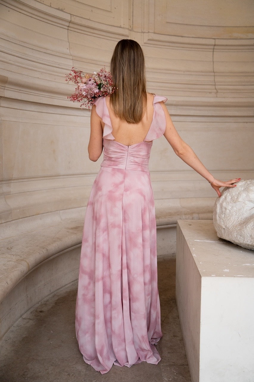 Robe de cérémonie aquarelle Bastia