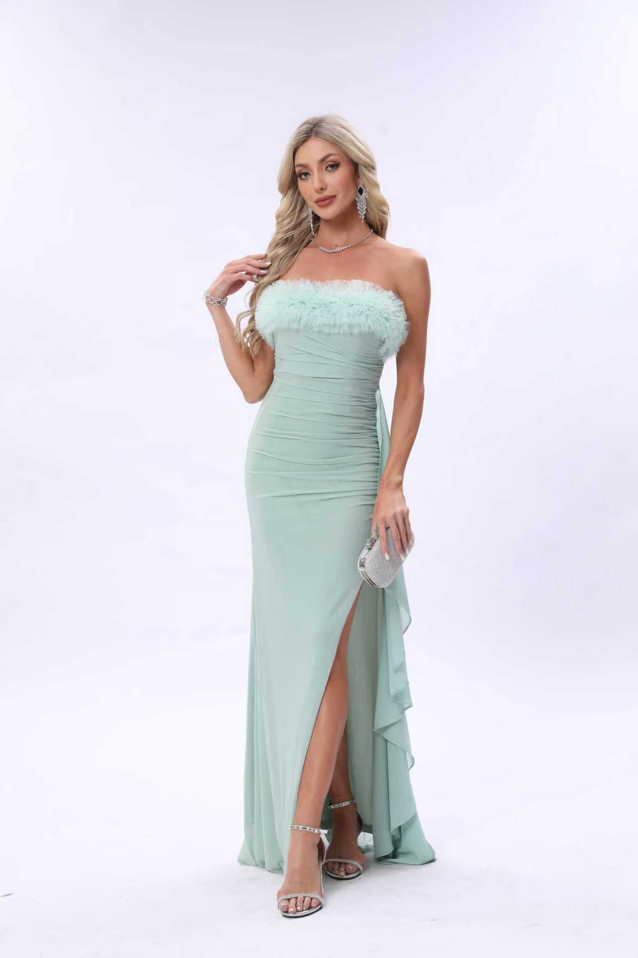 TILCARA strapless dress