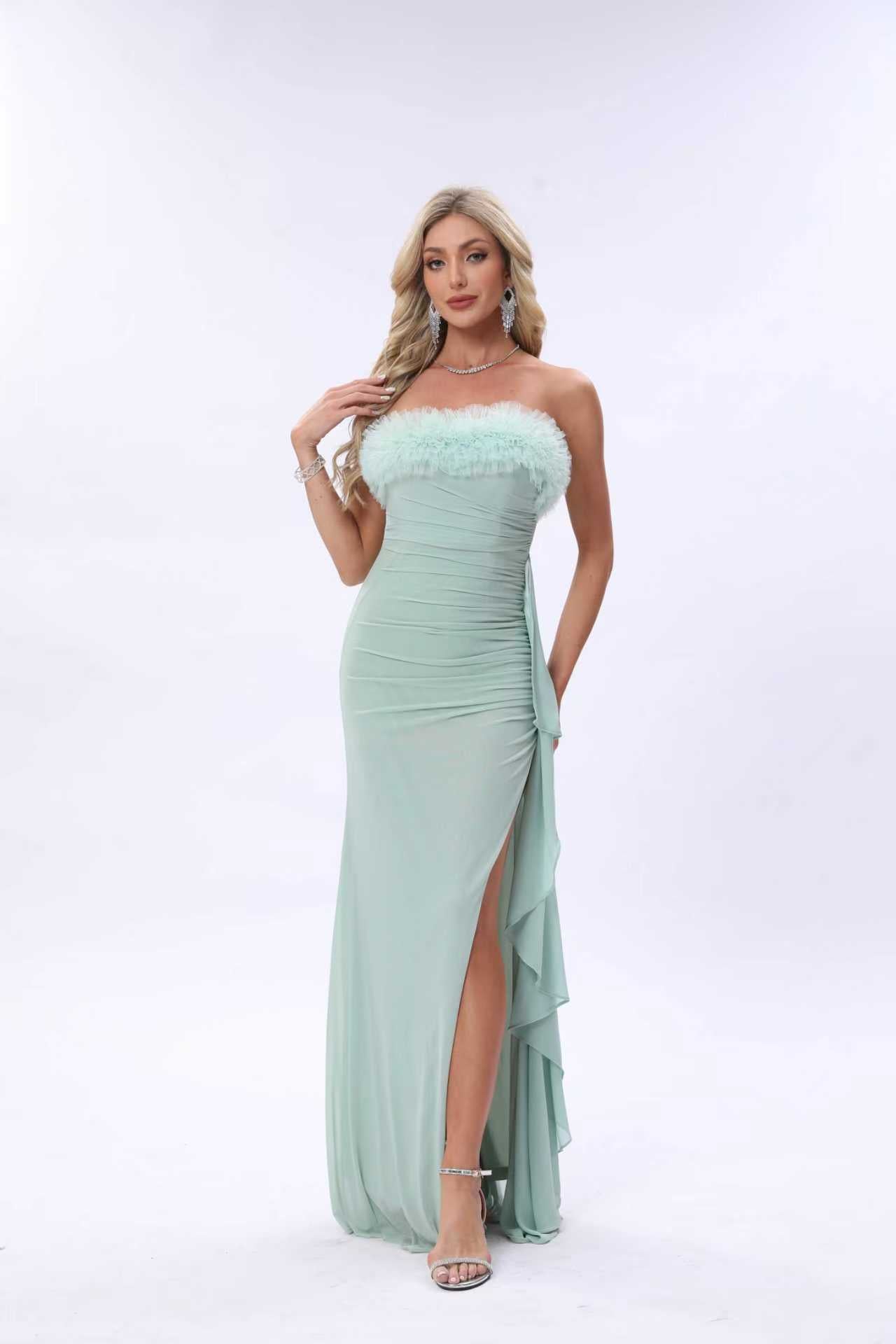 TILCARA strapless dress