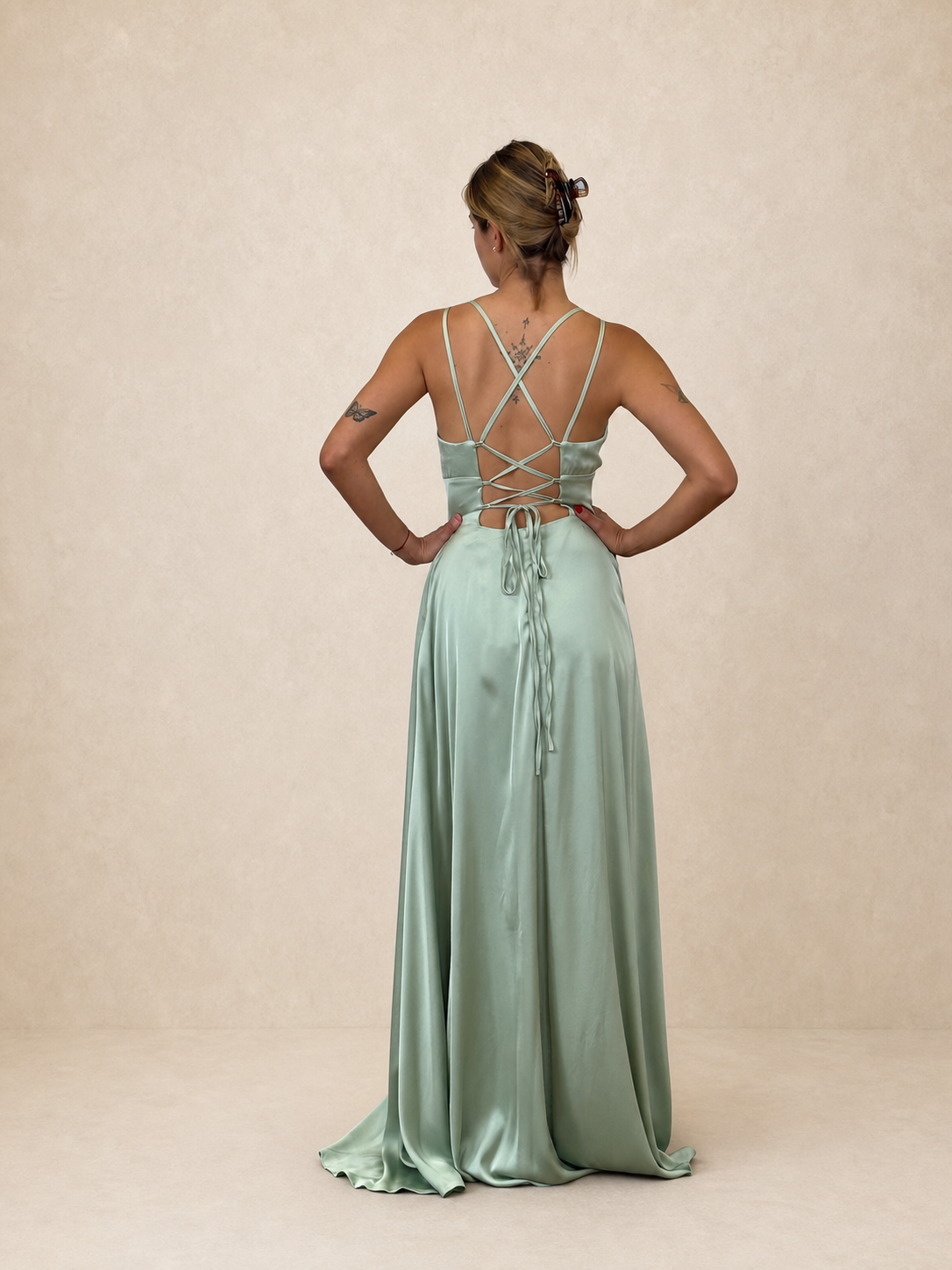 Robe en satin Ottawa