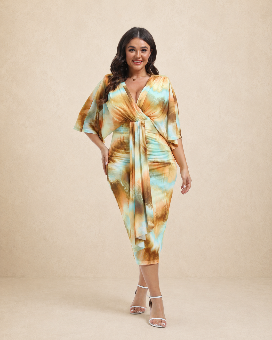 Robe imprimée midis LUANDA