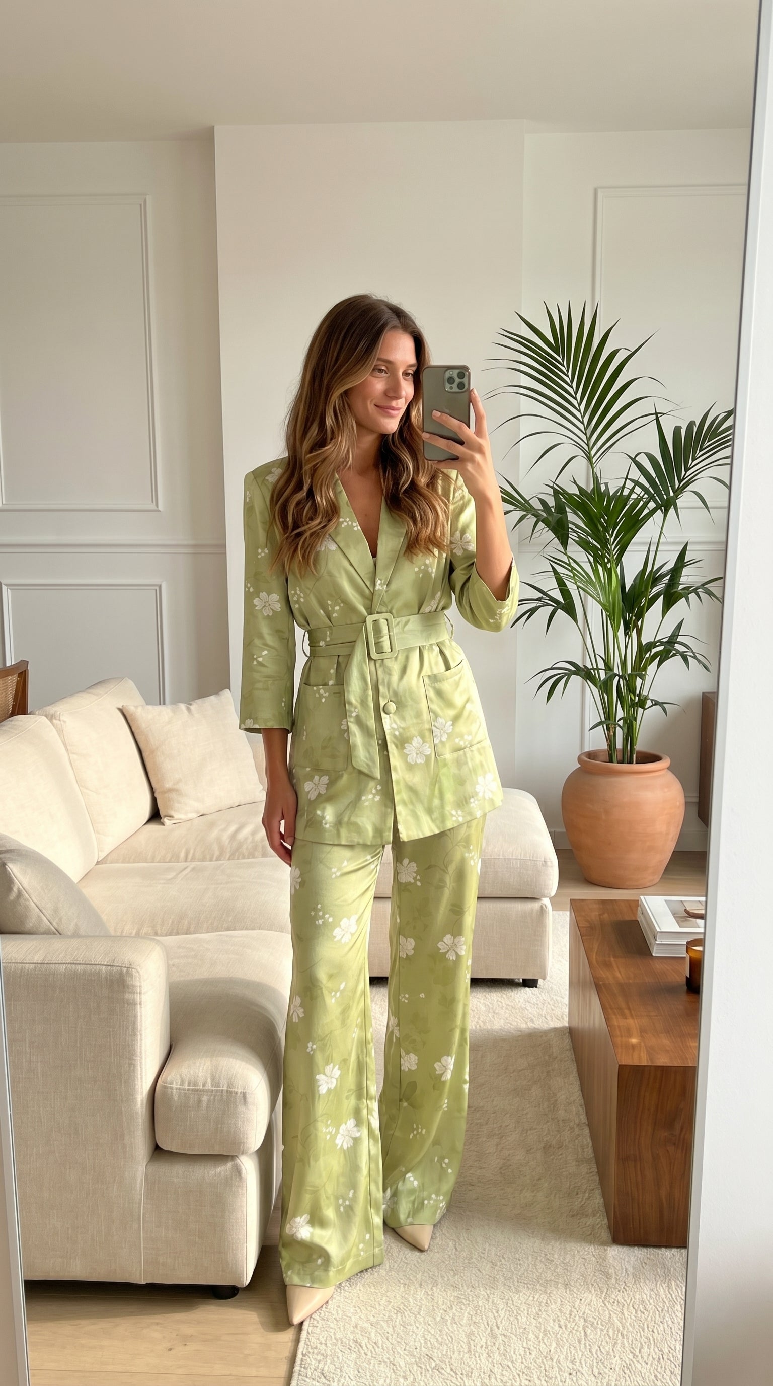 Ensemble tailleur imprimé Papeete