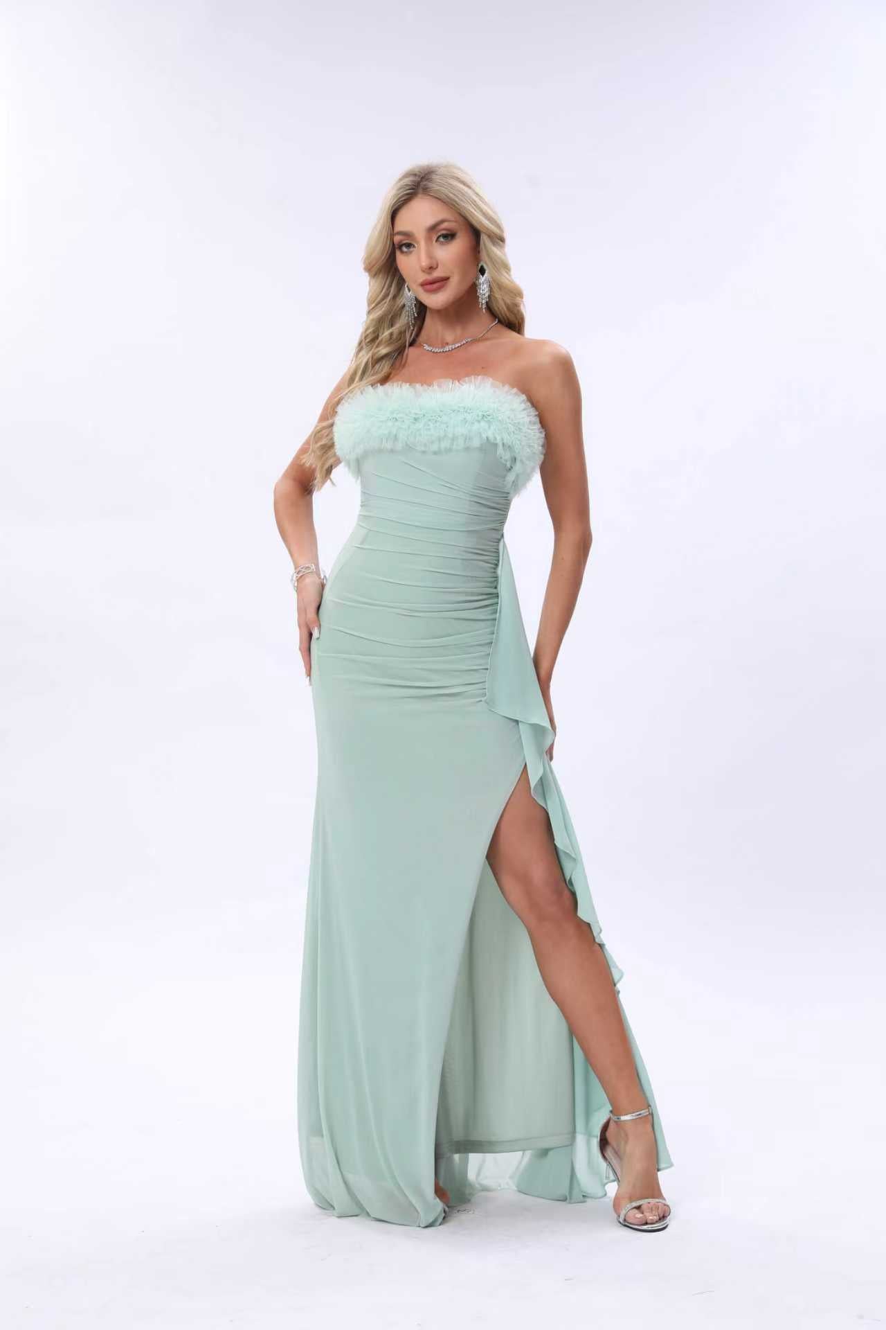 TILCARA strapless dress