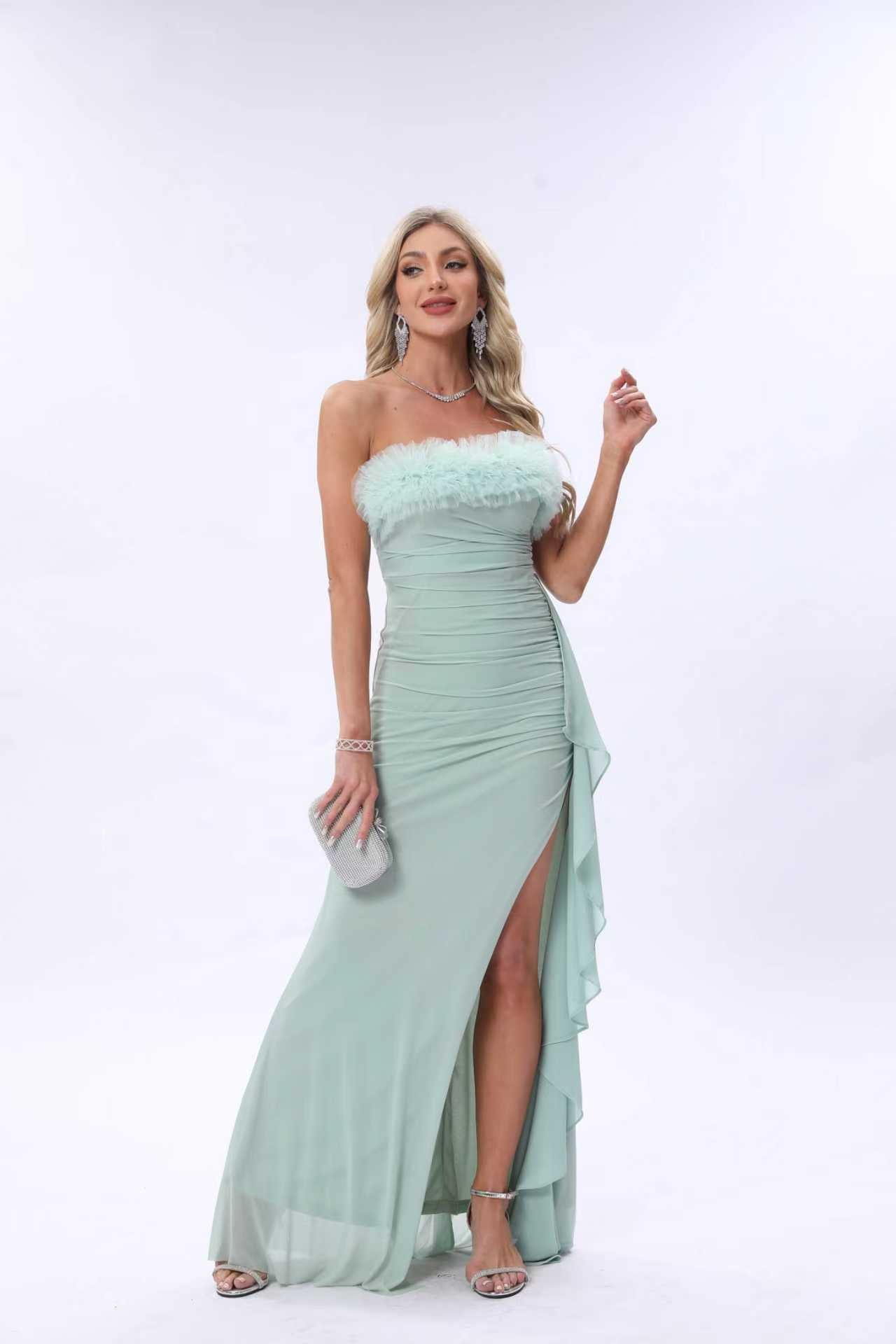TILCARA strapless dress