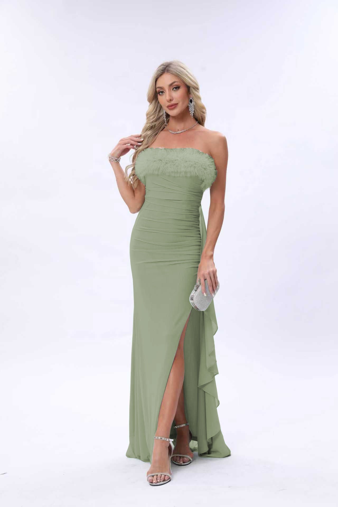 TILCARA strapless dress