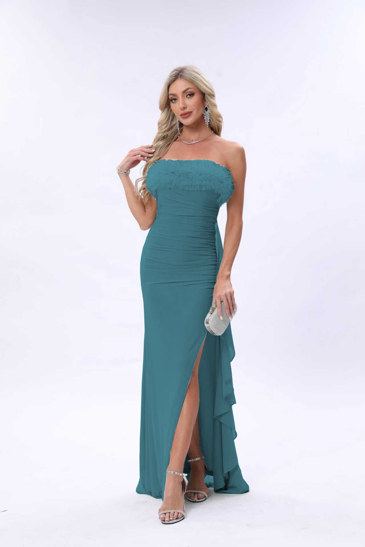 TILCARA strapless dress