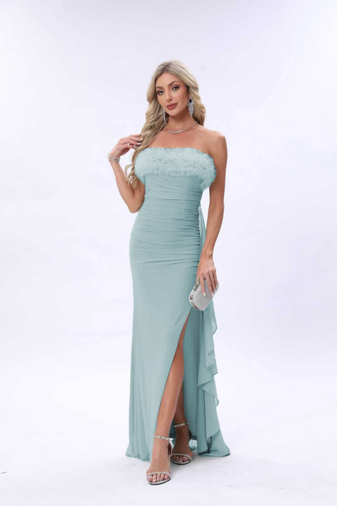 TILCARA strapless dress