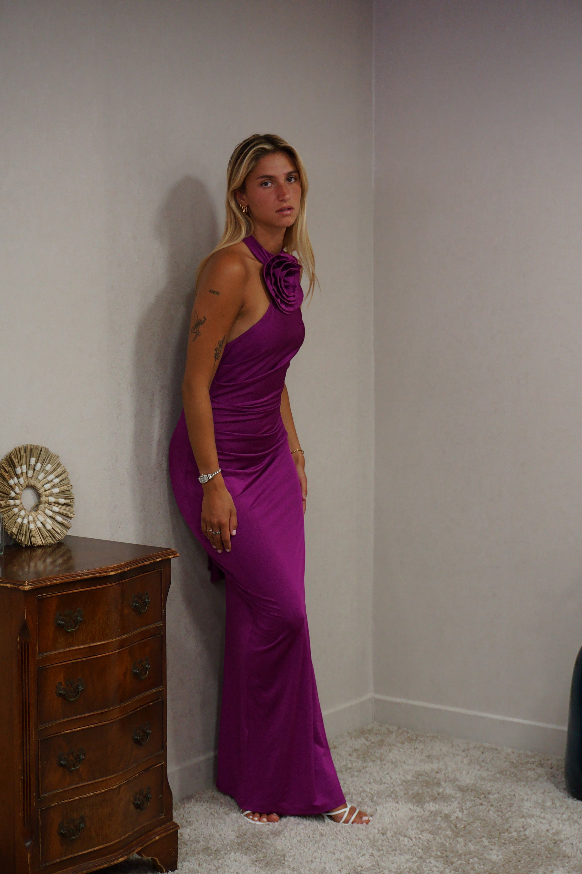 Robe de soirée dos nu Kalamata