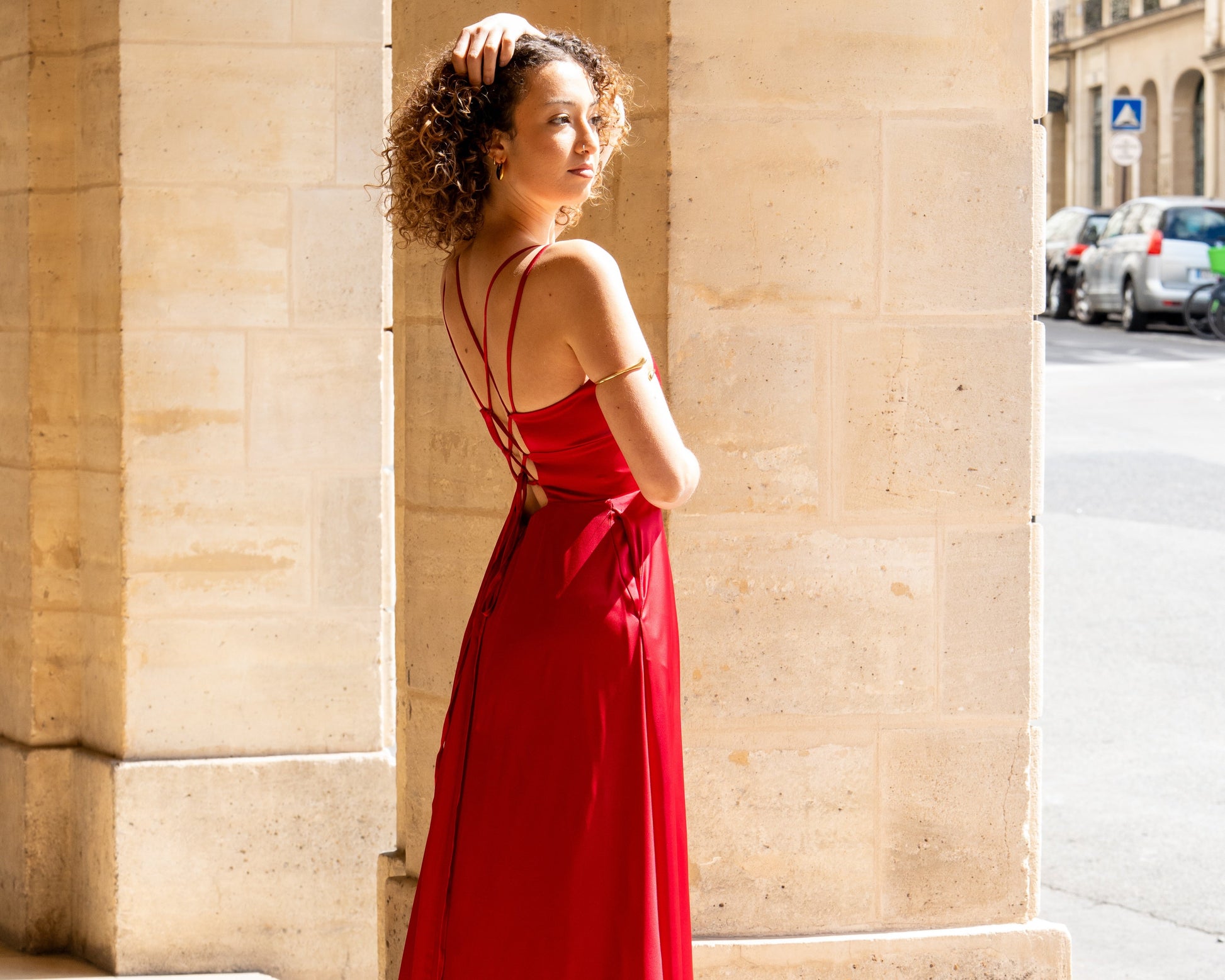 Robe en satin Ottawa