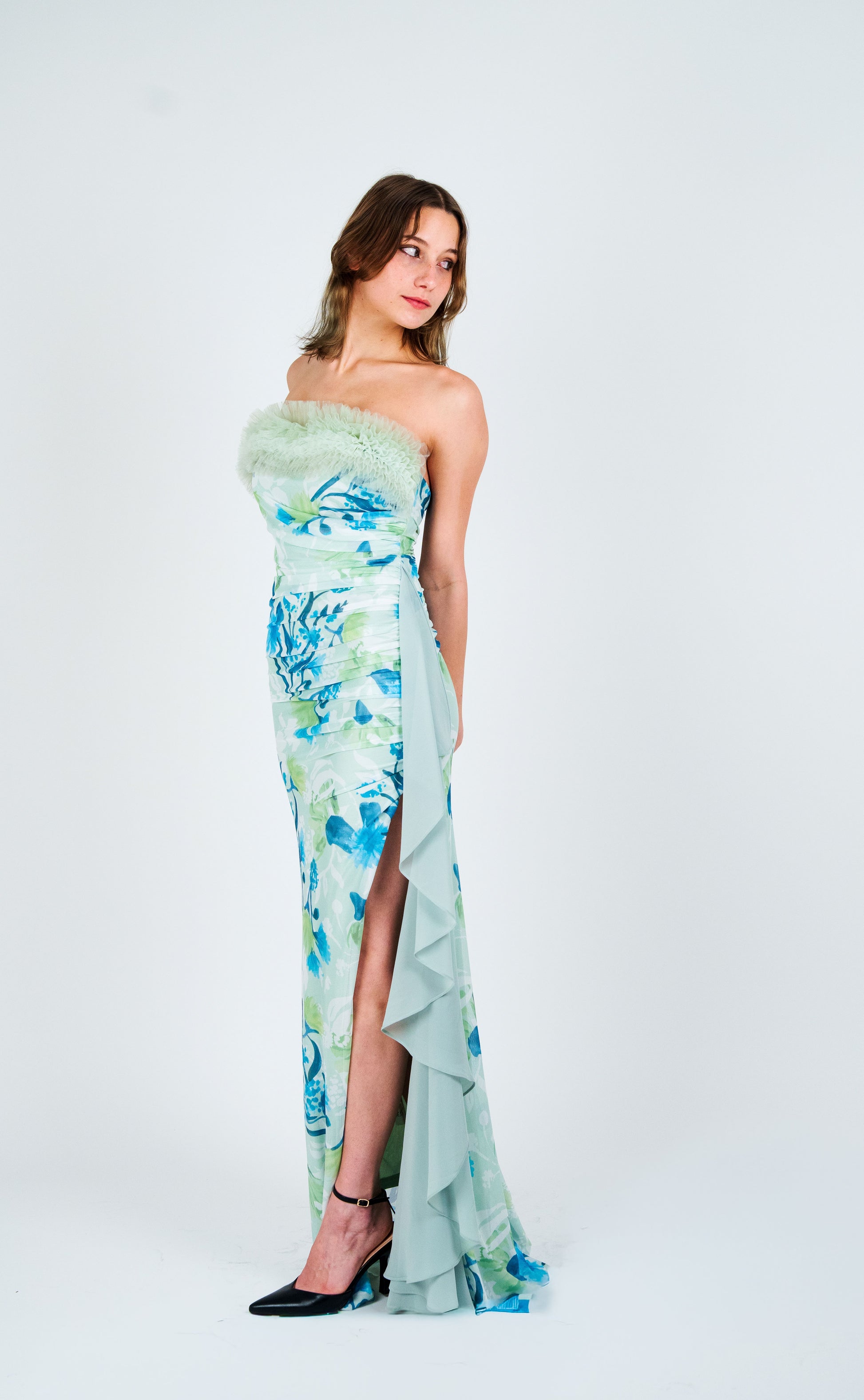 Robe bustier imprimée TILCARA