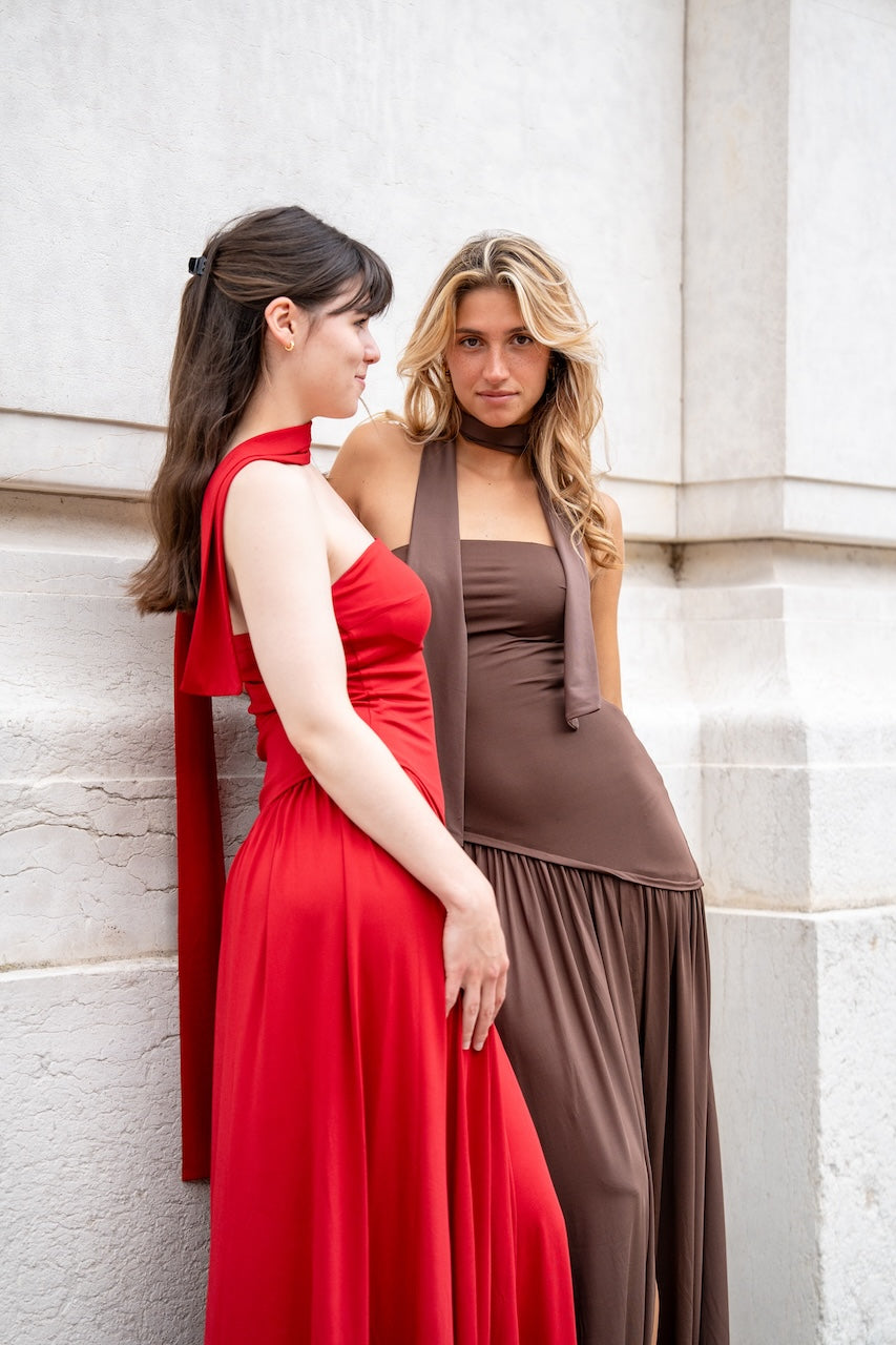 Robe de soirée bustier Madère