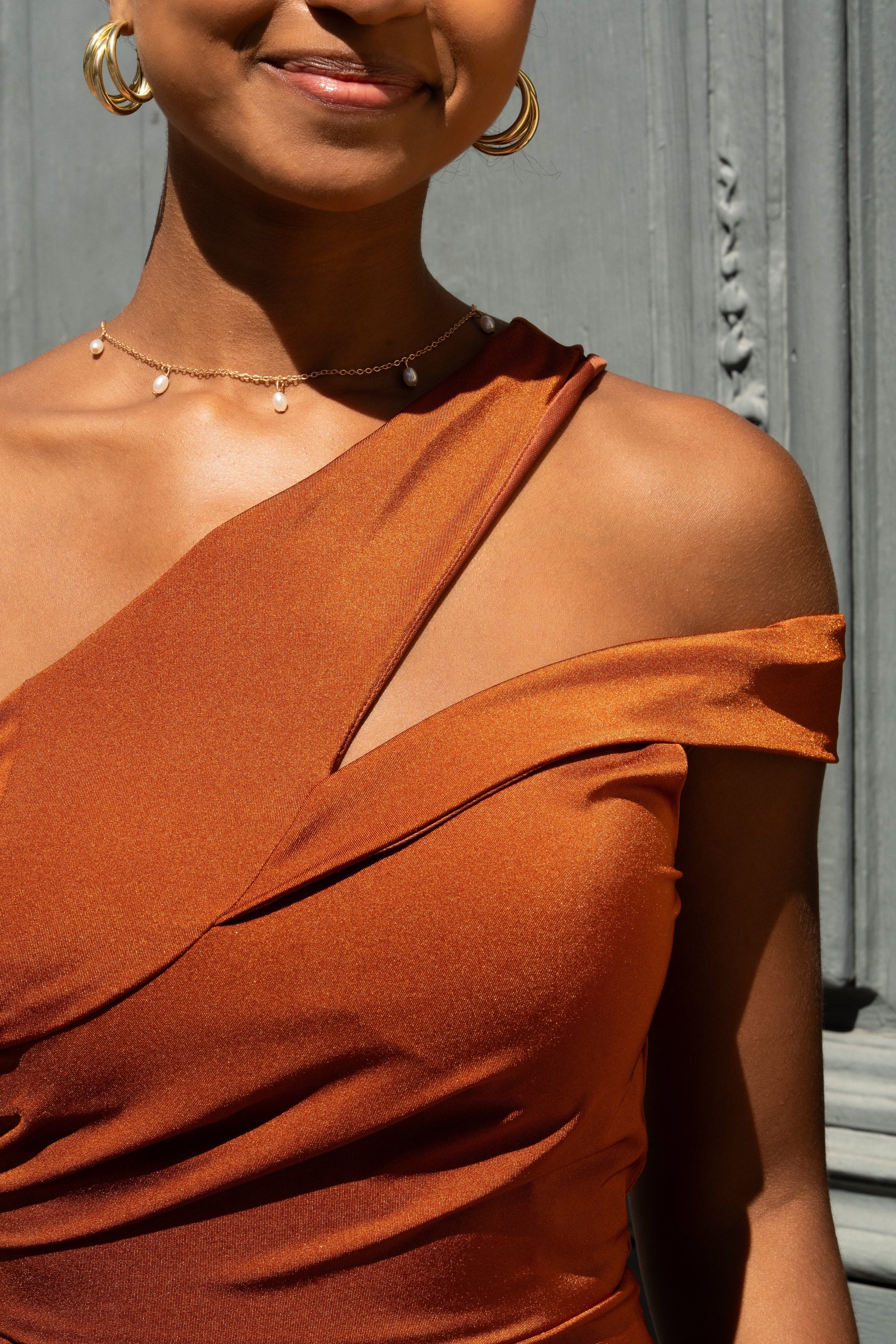 Robe de soirée asymétrique ZURICH
