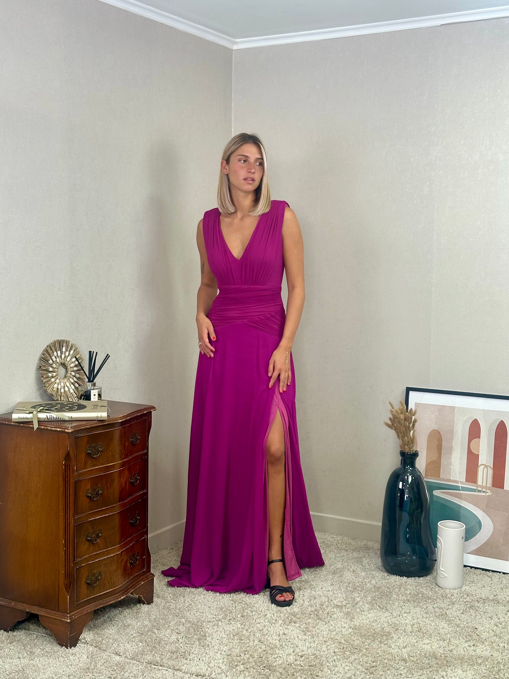 Robe de soirée cocktail longue TOCCA