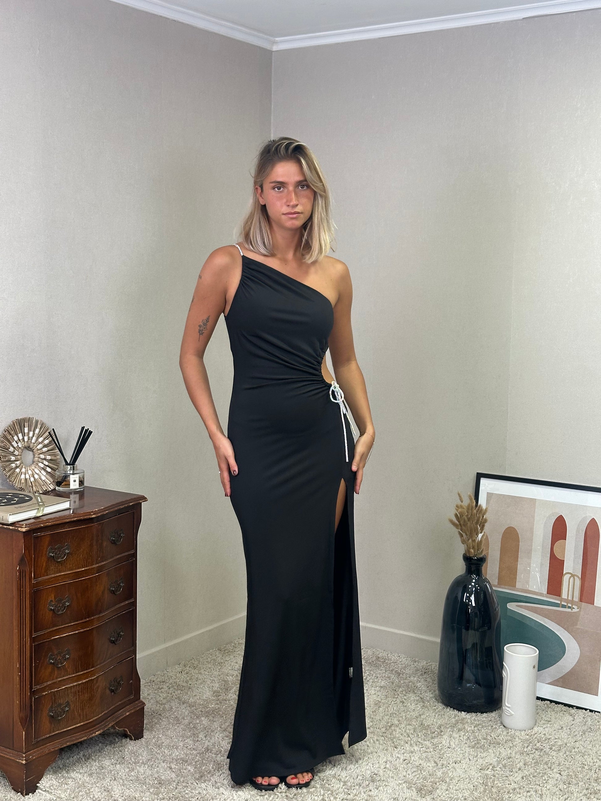 Robe de soirée moulante et asymétrique - Guatemala