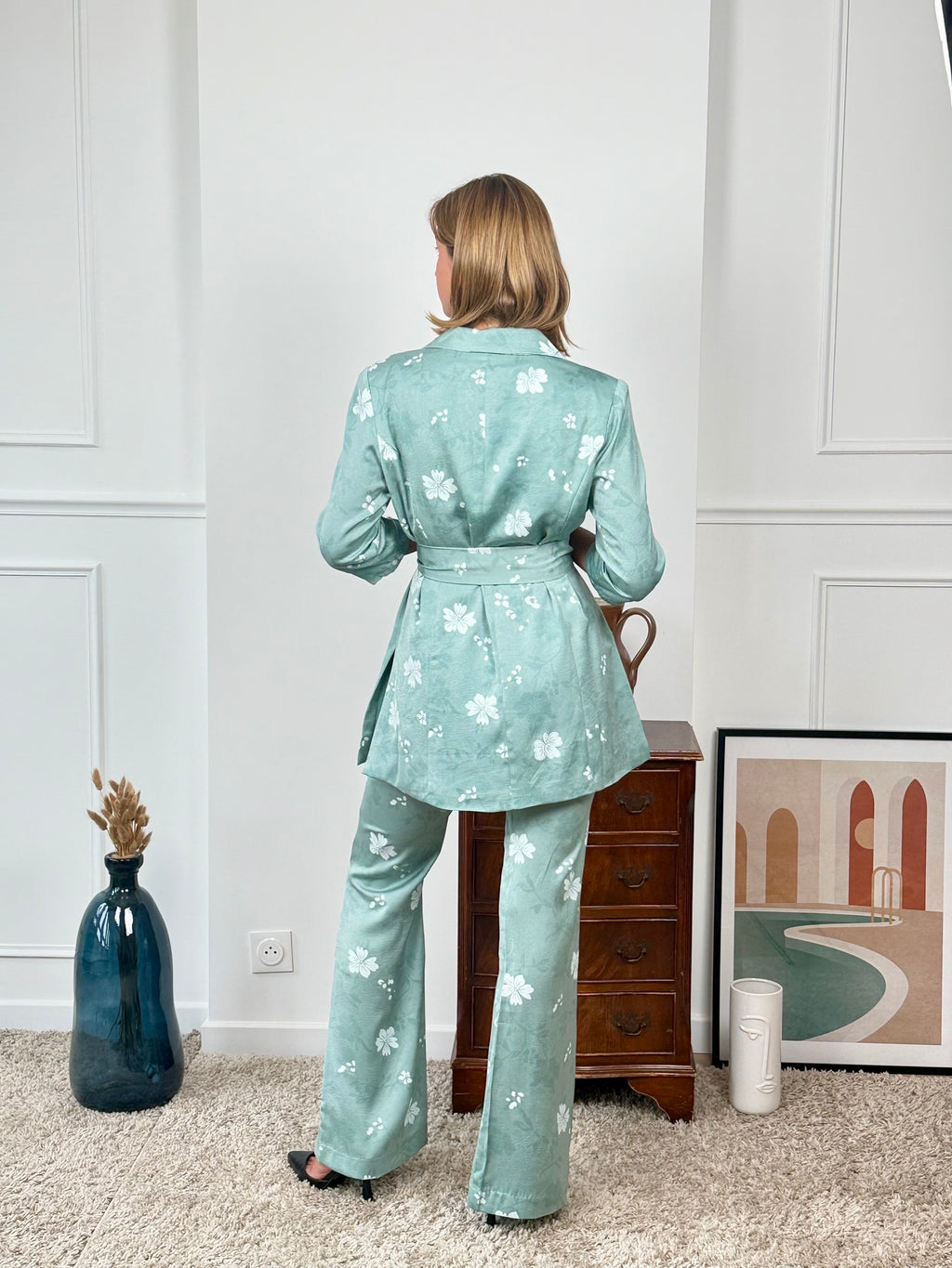 Ensemble tailleur imprimé Papeete