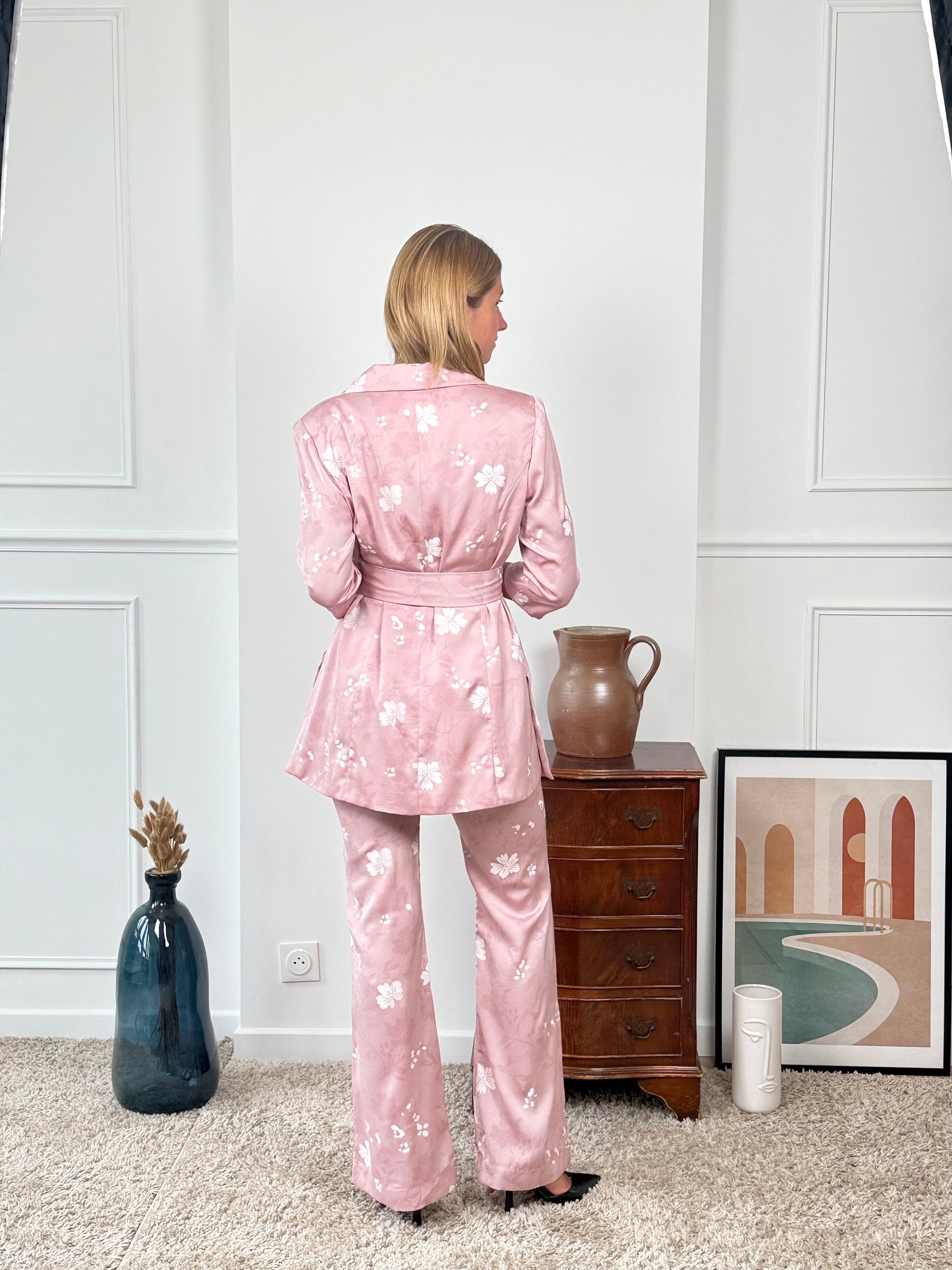 Ensemble tailleur imprimé Papeete