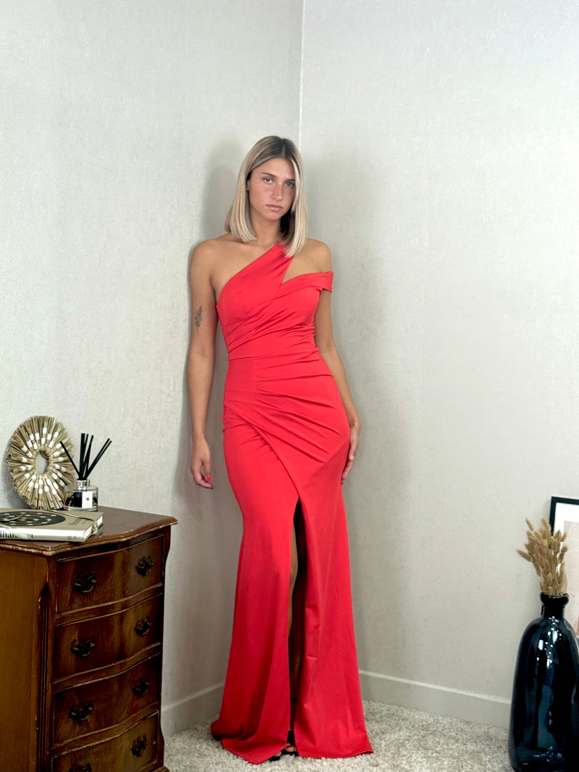 Robe de soirée asymétrique ZURICH
