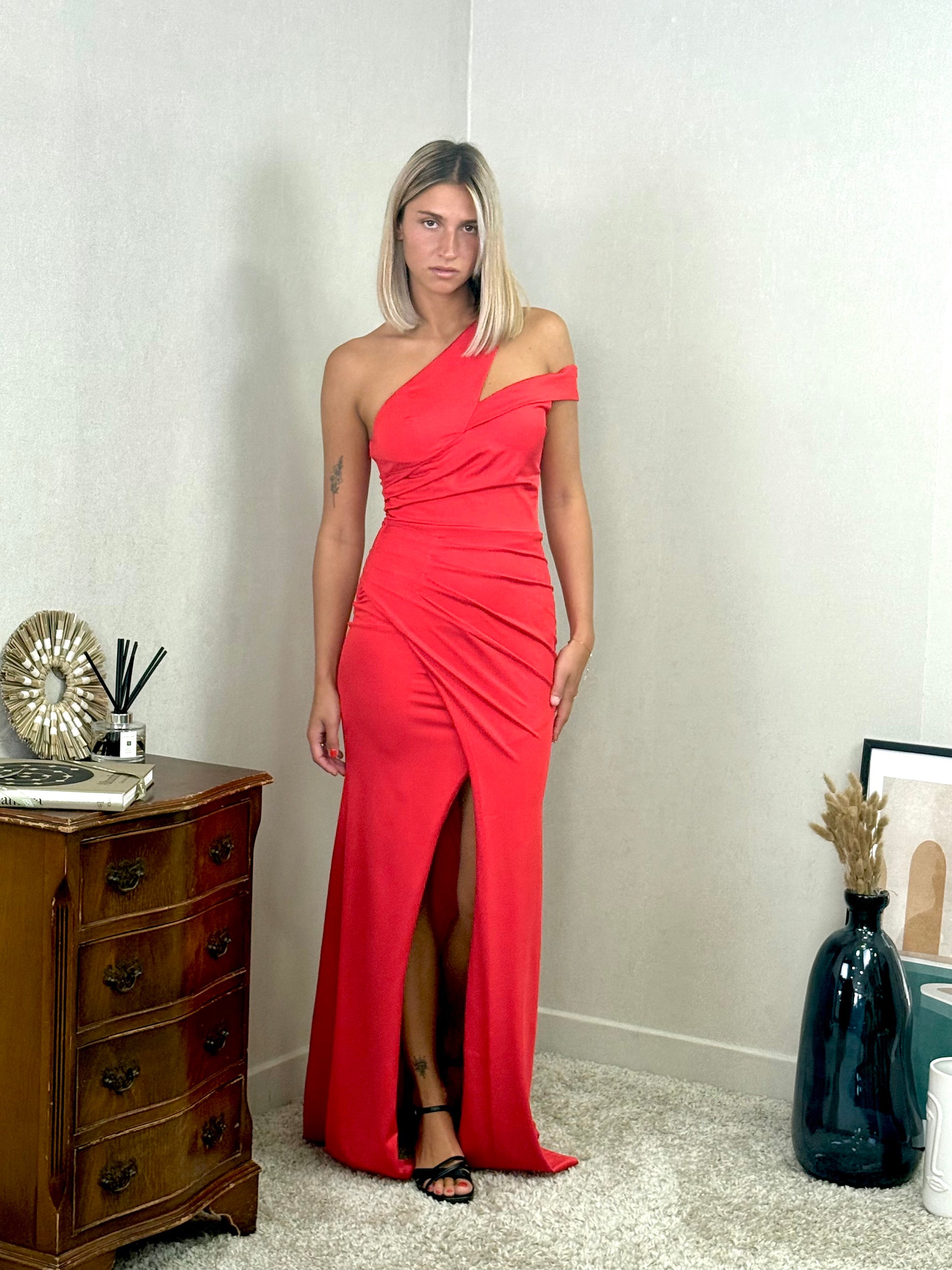 Robe de soirée asymétrique ZURICH