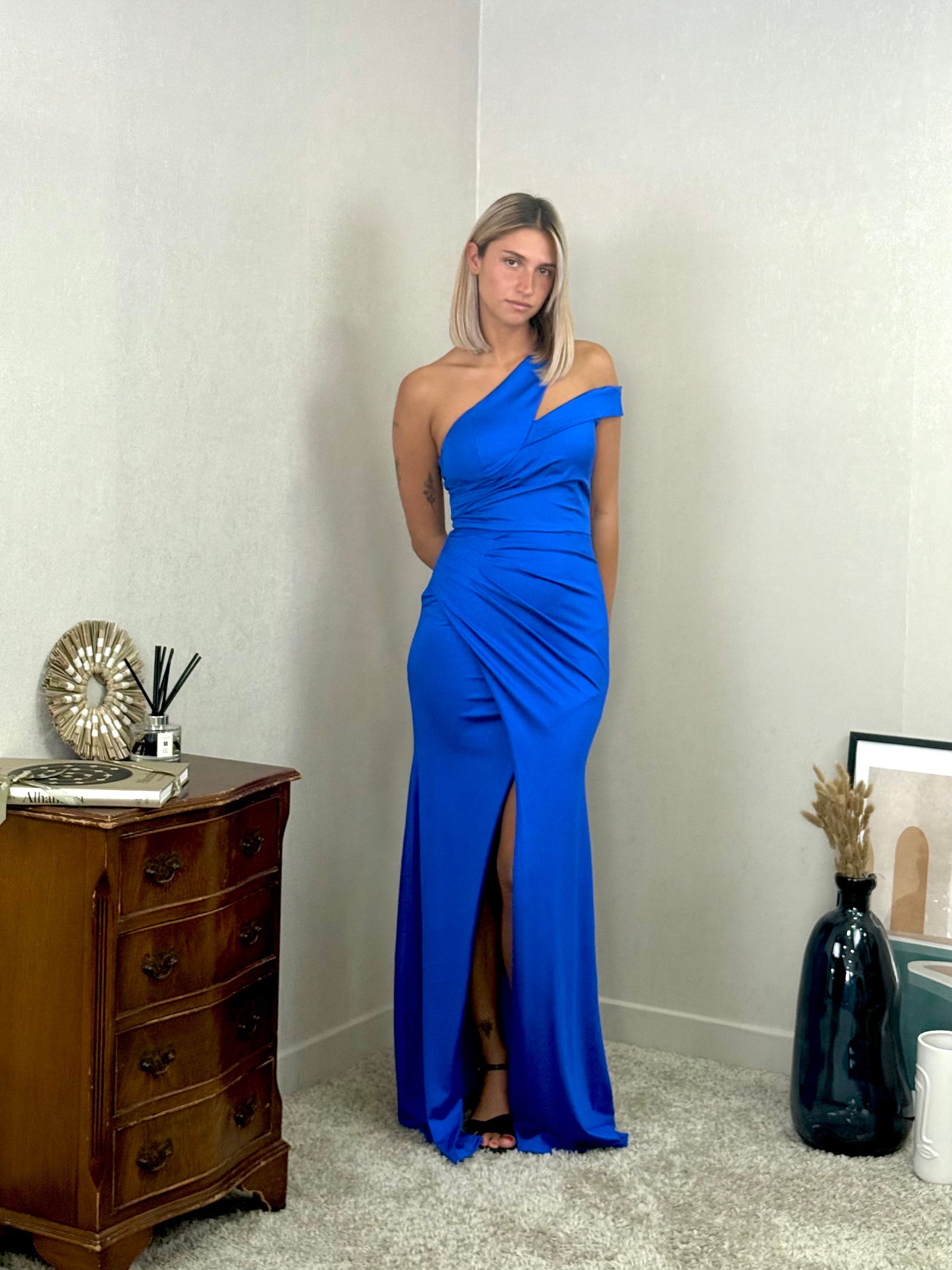 Robe de soirée asymétrique ZURICH