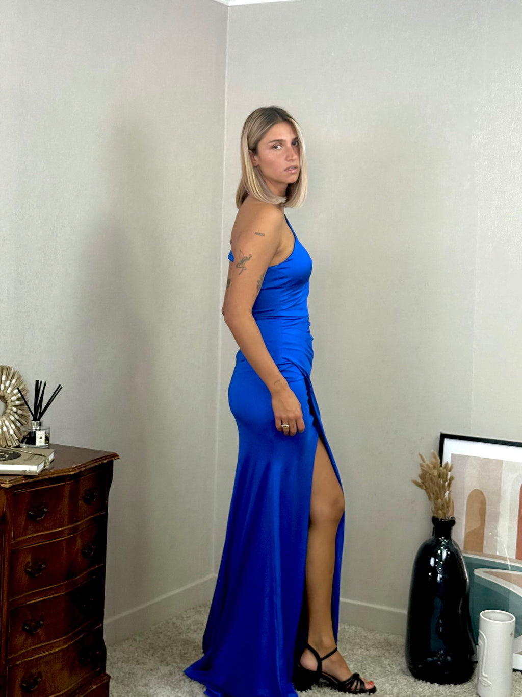 Robe de soirée asymétrique ZURICH
