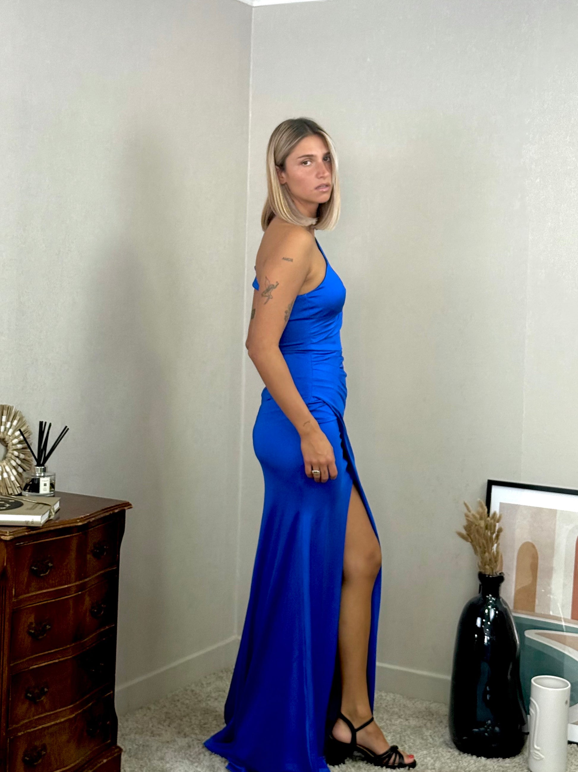 Robe de soirée asymétrique ZURICH
