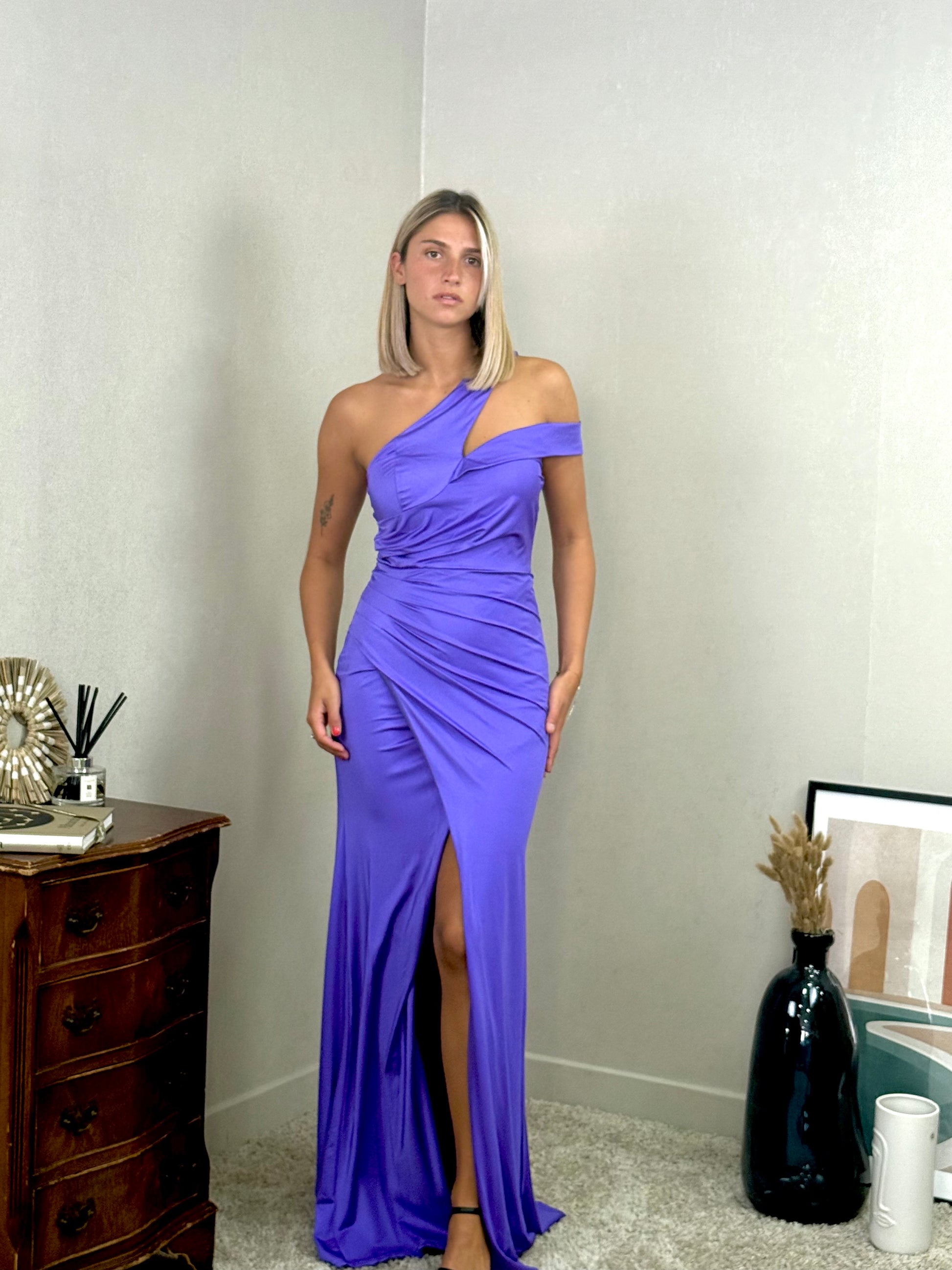 Robe de soirée asymétrique ZURICH