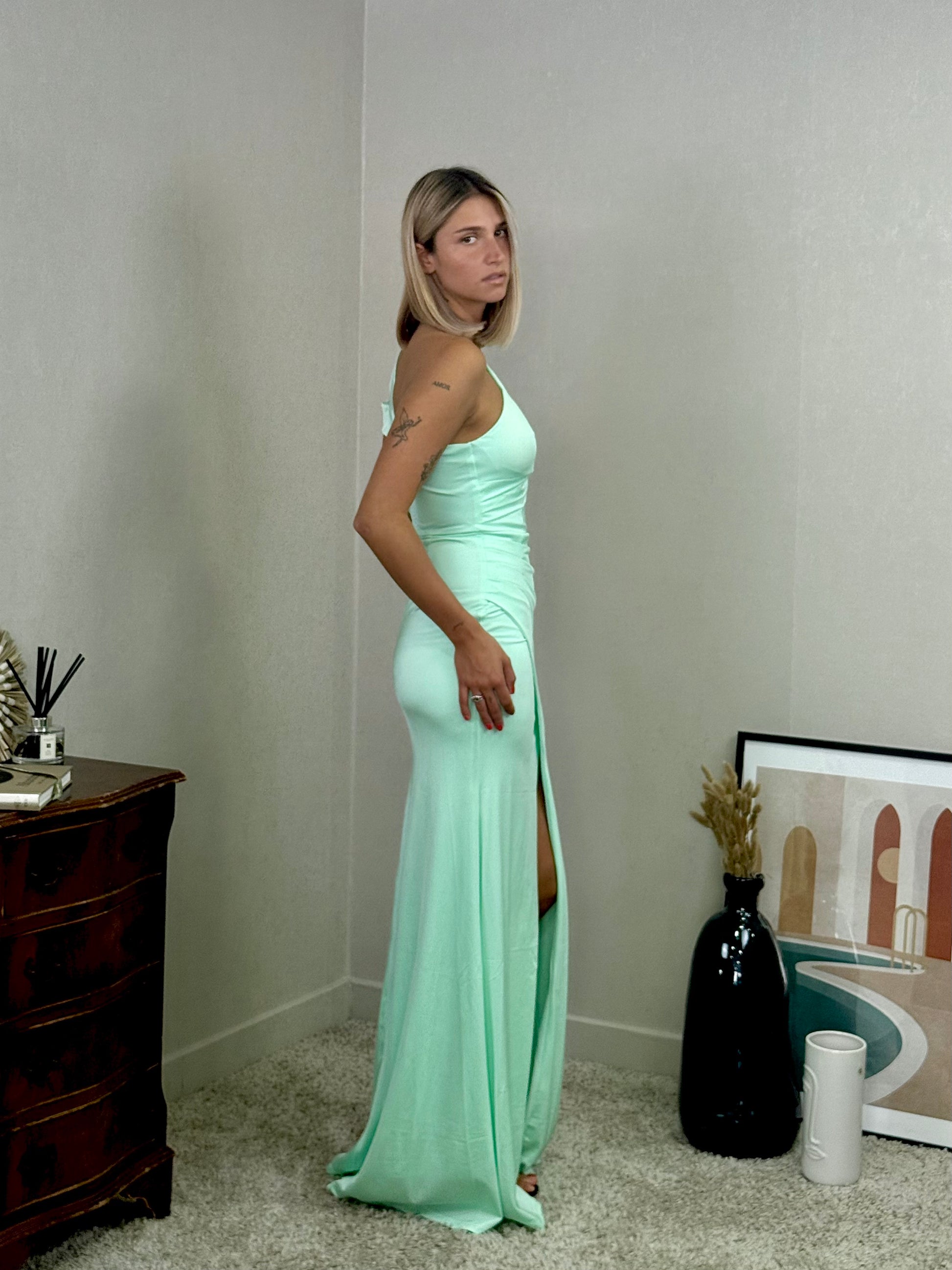 Robe de soirée asymétrique ZURICH