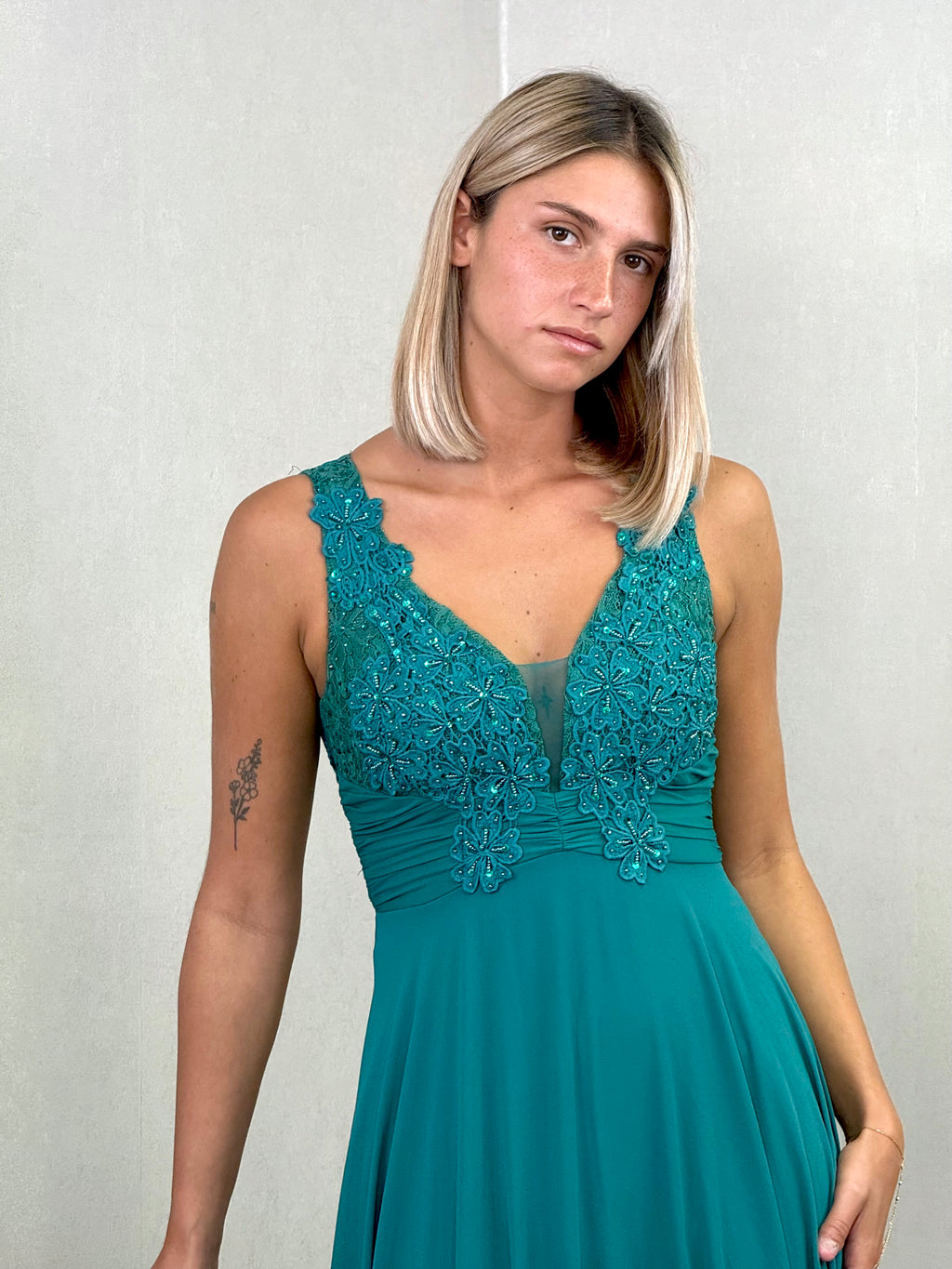 Robe de soirée longue avec dos dentelle TOKYO