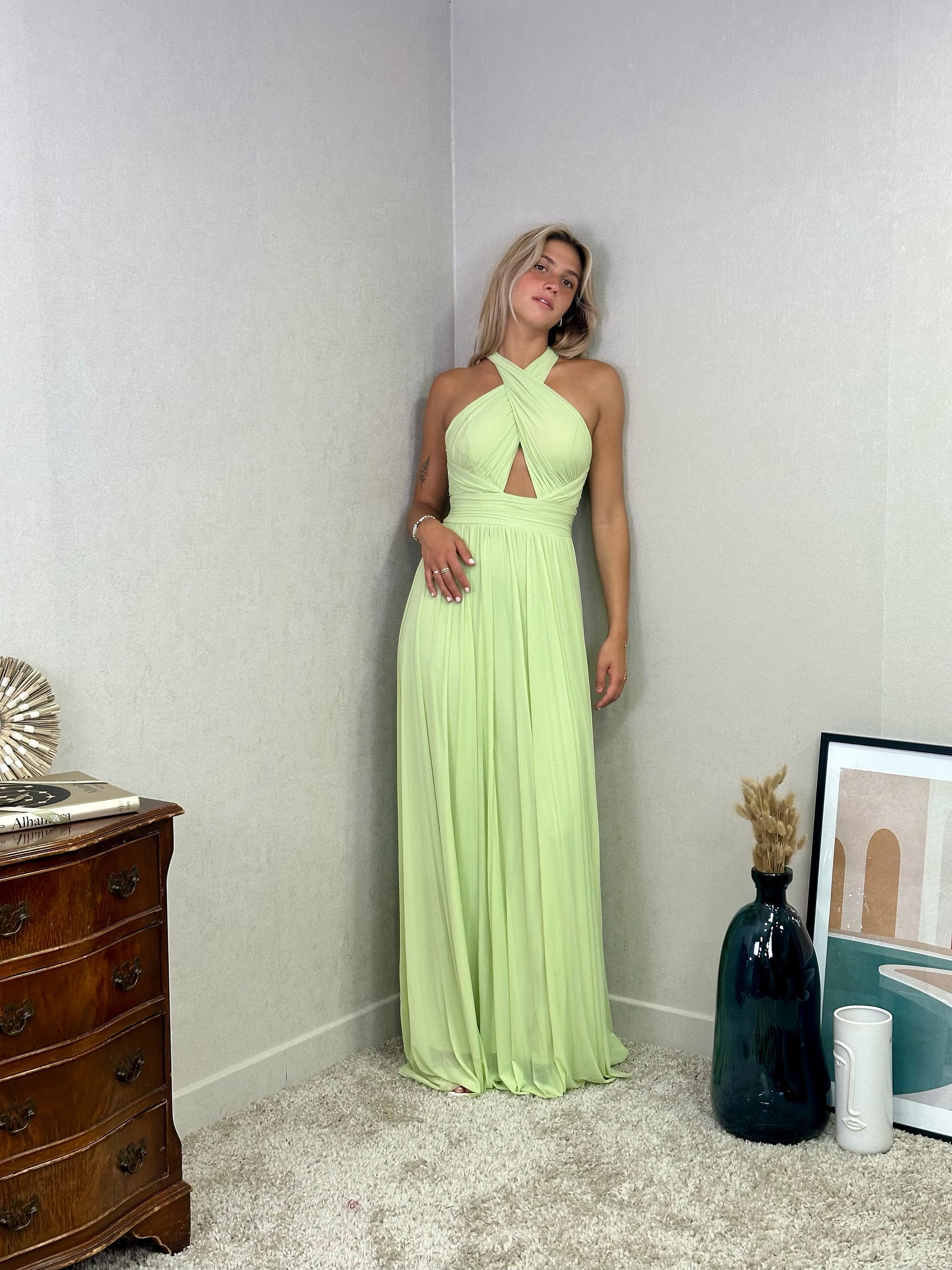 Robe de soiree multi-attache Hong-Kong