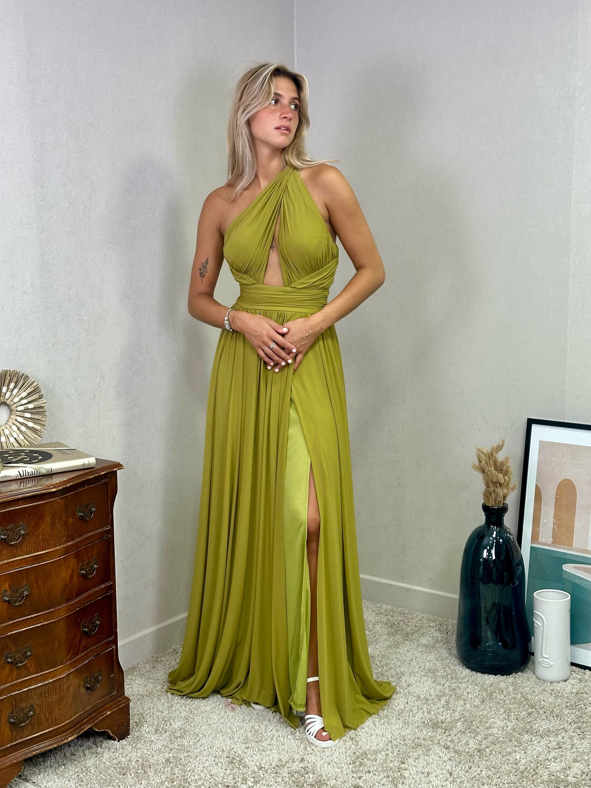 Robe de soiree multi-attache Hong-Kong