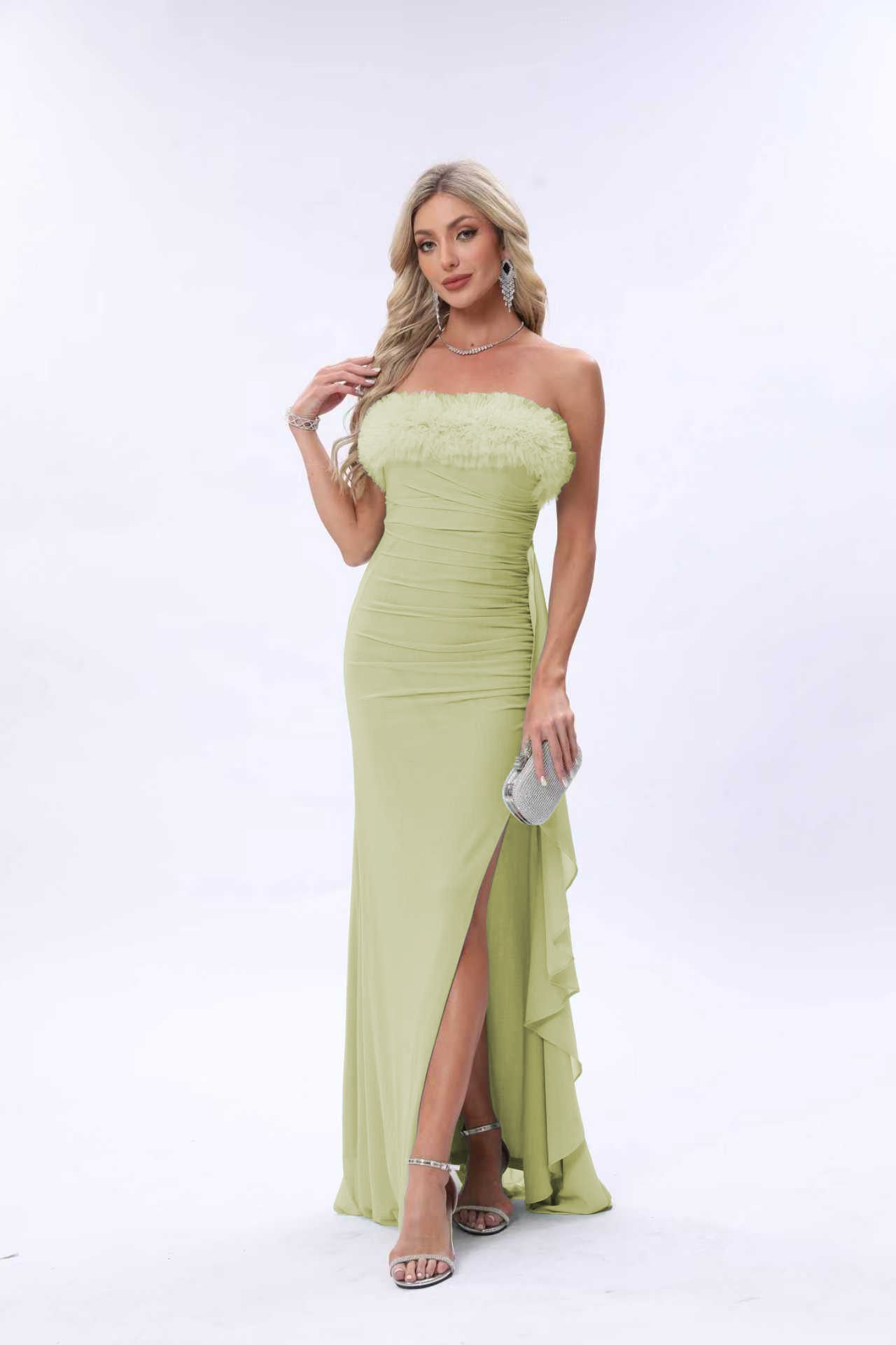 TILCARA strapless dress