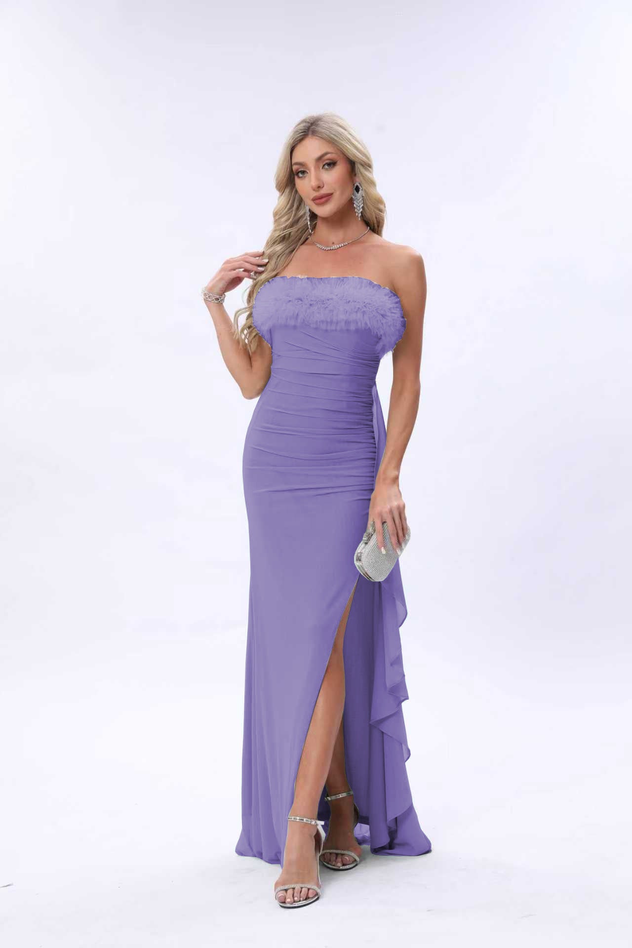 TILCARA strapless dress