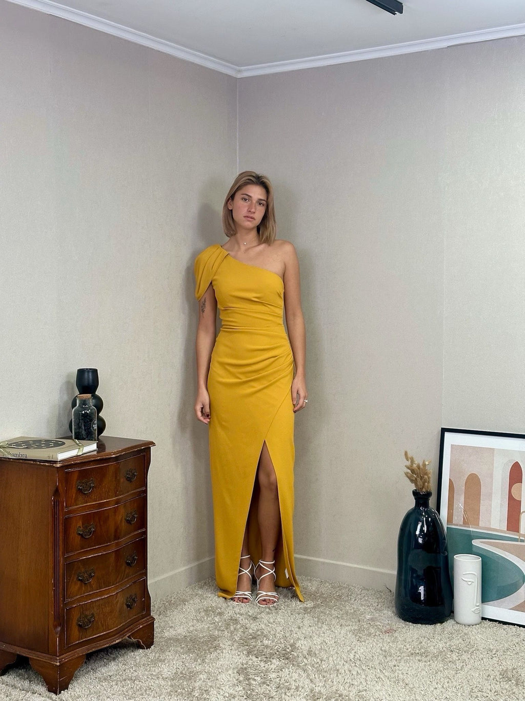 Robe asymétrique élégante RICHMOND