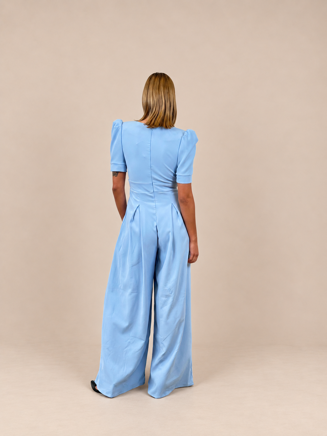 Combinaison de cérémonie pantalon évasé - Delphes