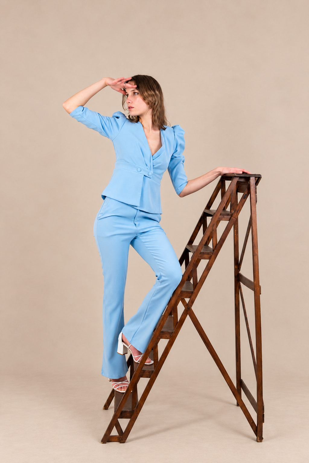 Ensemble de cérémonie pantalon évasé - Albury
