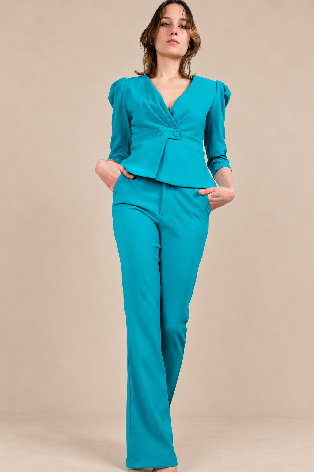 Ensemble de cérémonie pantalon évasé - Albury