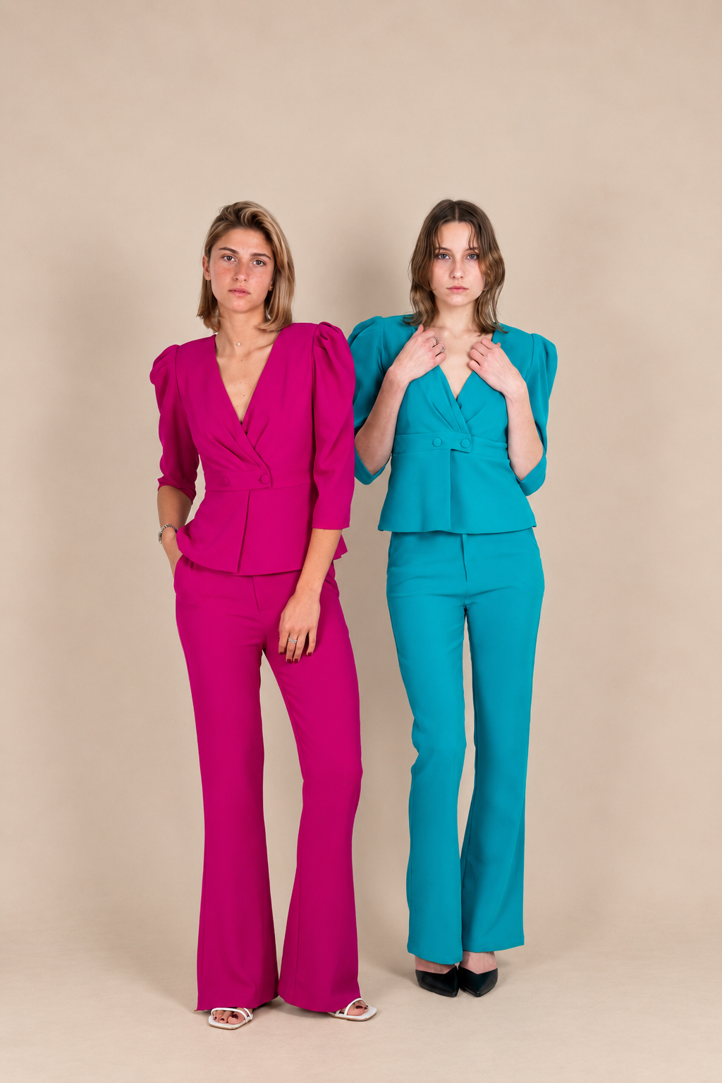Ensemble de cérémonie pantalon évasé - Albury