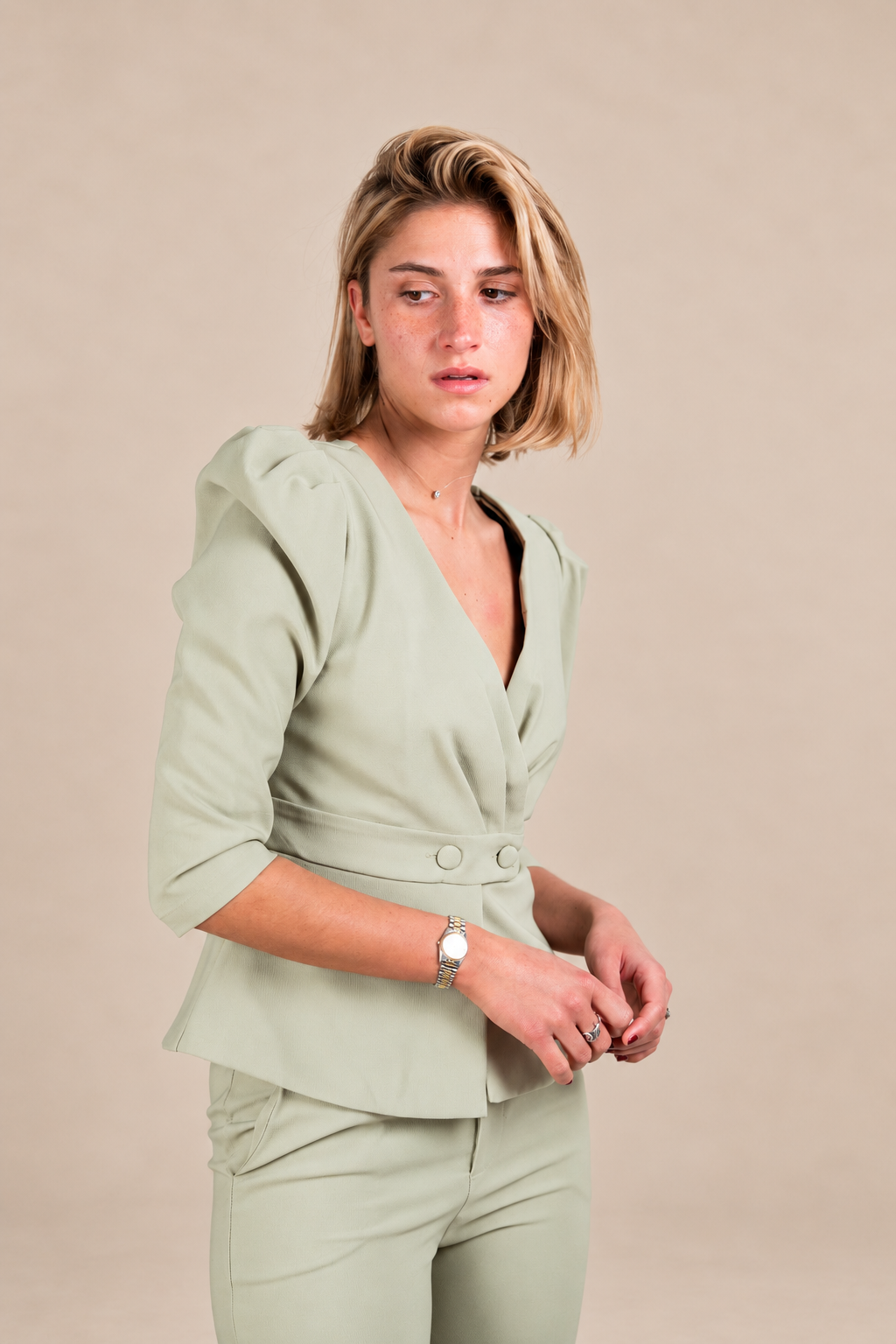 Ensemble de cérémonie pantalon évasé - Albury