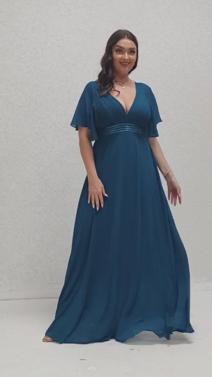 Robe de cérémonie grande taille AJACCIO