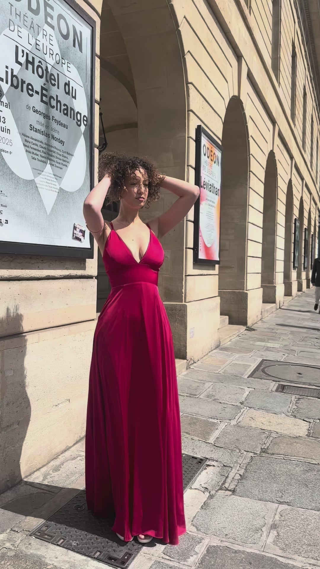 Robe en satin Ottawa
