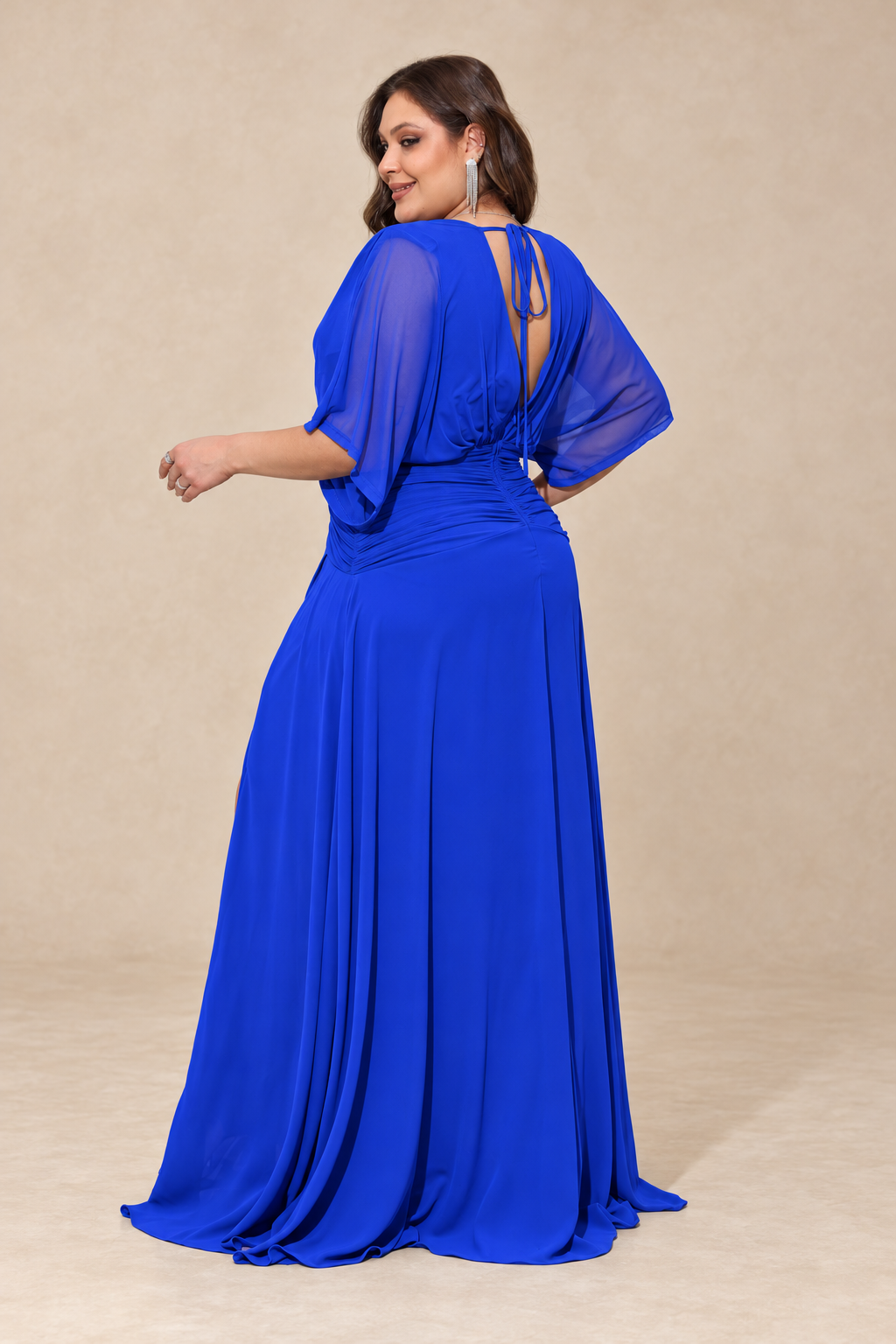 Robe de cérémonie grande taille manches kimono - Sunnyville