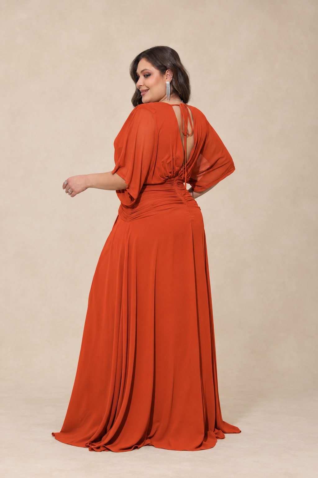 Robe de cérémonie grande taille manches kimono - Sunnyville
