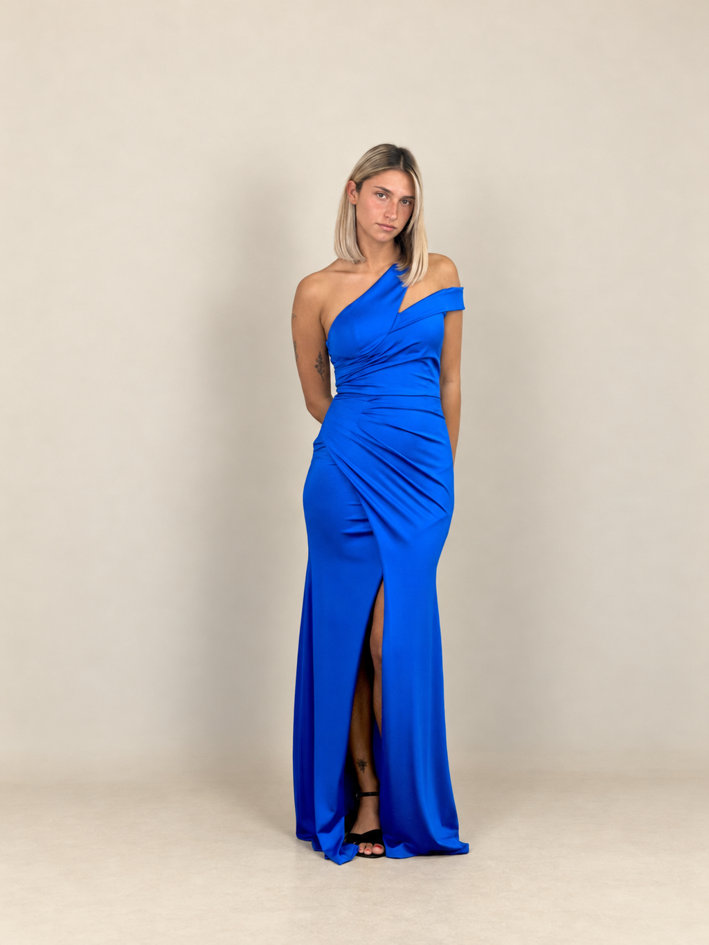 Robe de cérémonie longue asymétrique - Zurich