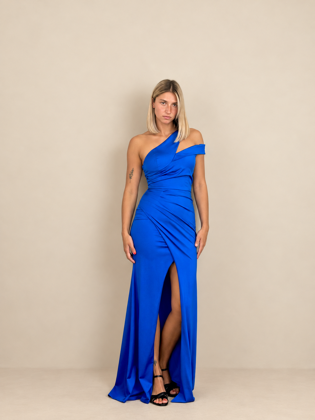 Robe de cérémonie longue asymétrique - Zurich